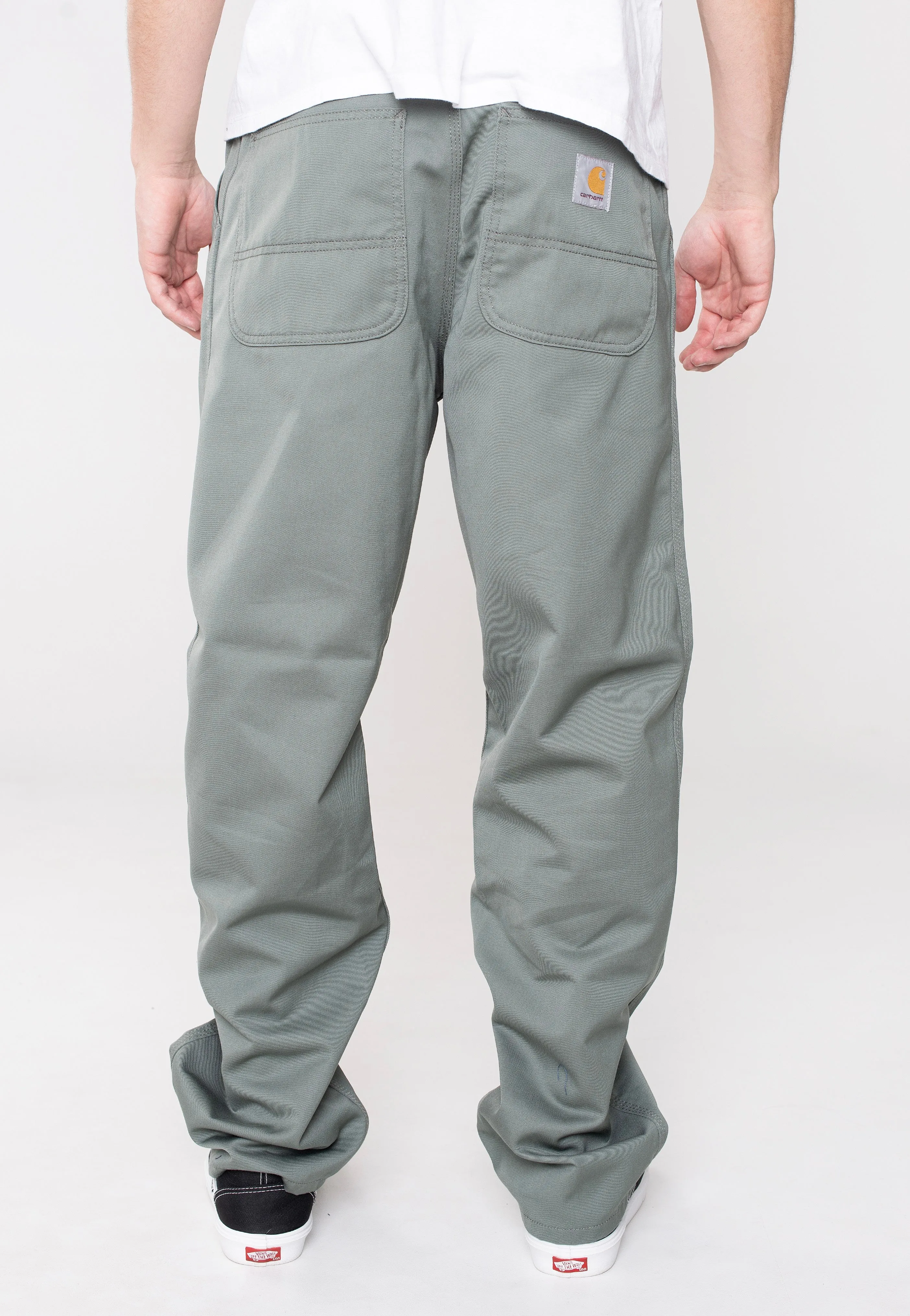 Carhartt WIP - Simple Rinsed Smoke Green - Pants Timeless Appeal
