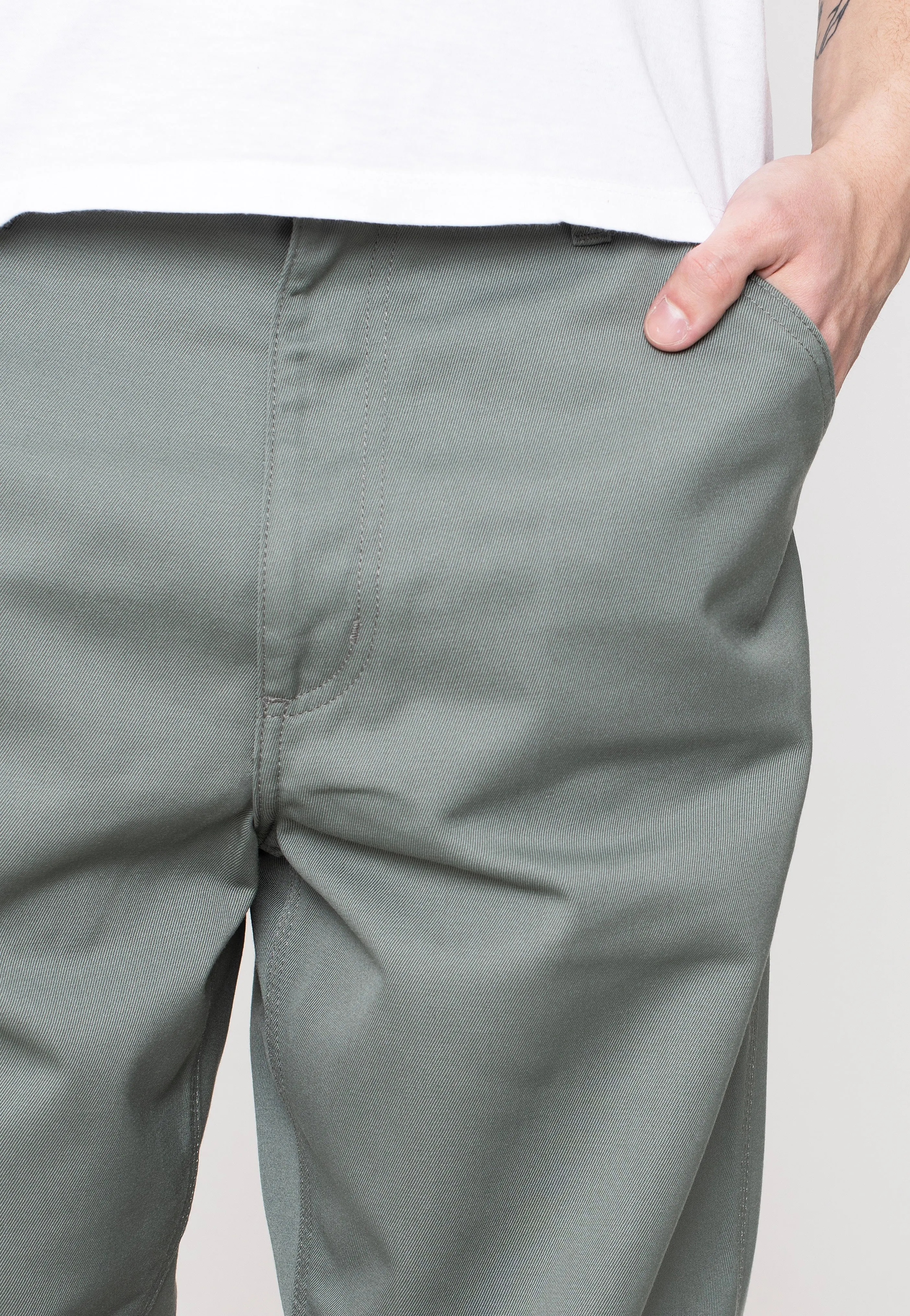Carhartt WIP - Simple Rinsed Smoke Green - Pants Timeless Appeal