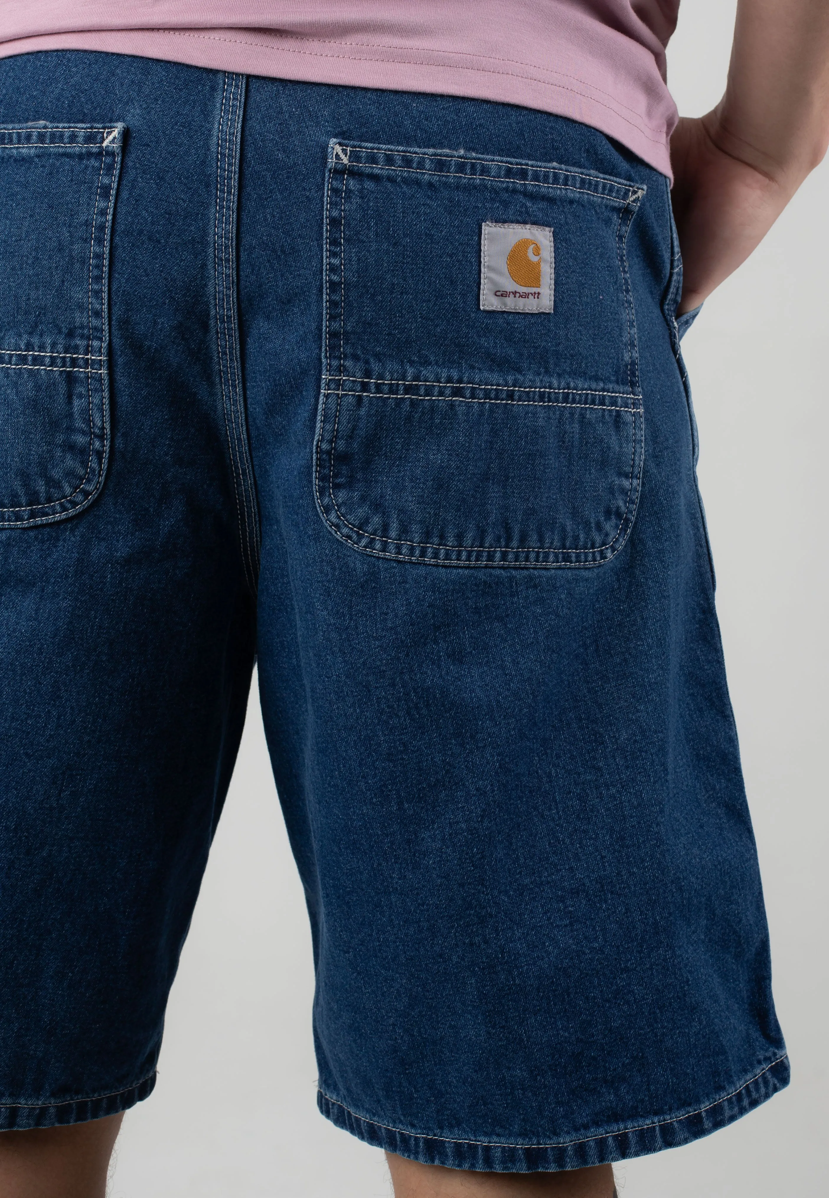 Carhartt WIP - Simple Stone Washed Blue - Shorts Warm - weather wear