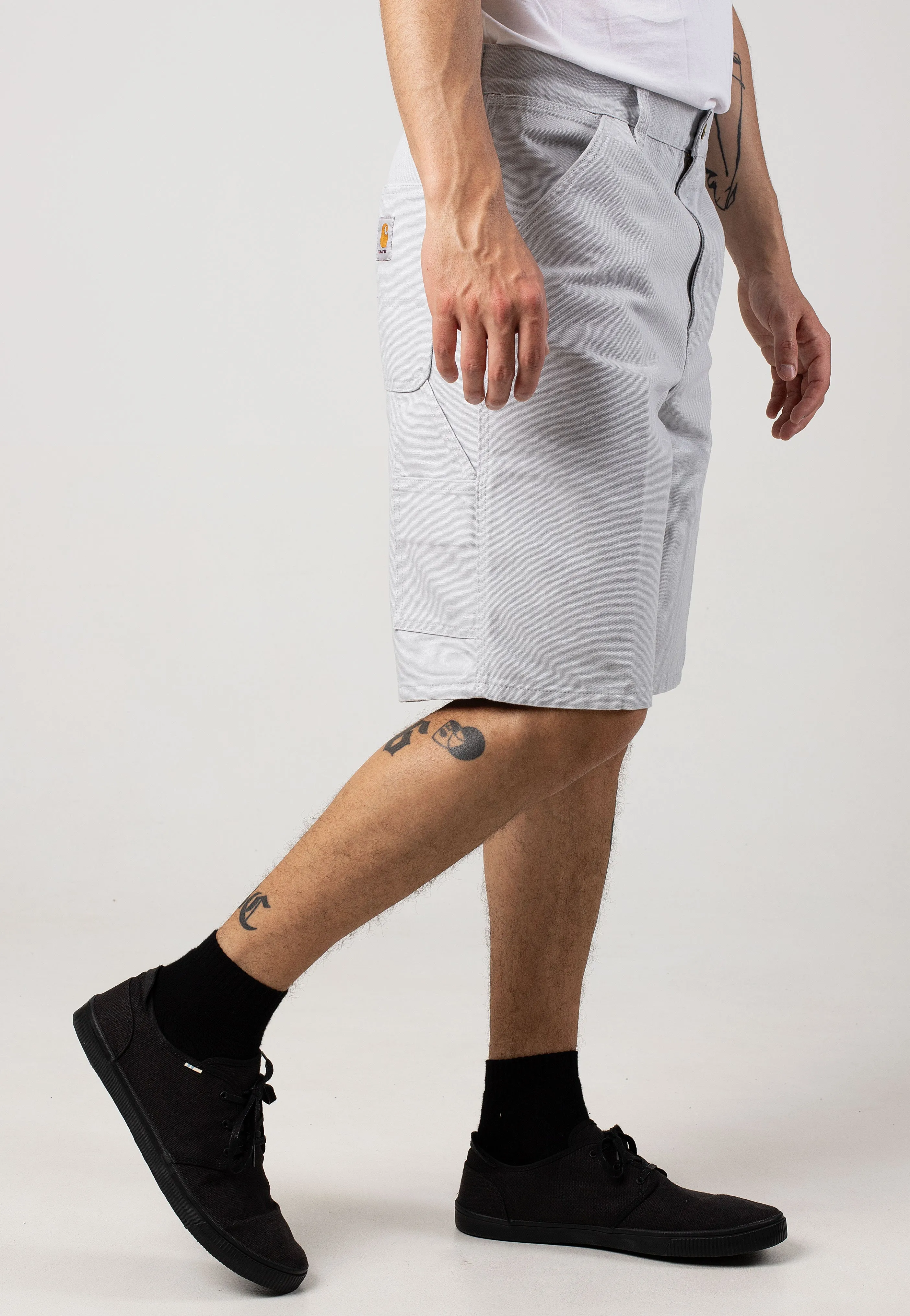 Carhartt WIP - Single Knee Rinsed Basalt - Shorts Beach Look