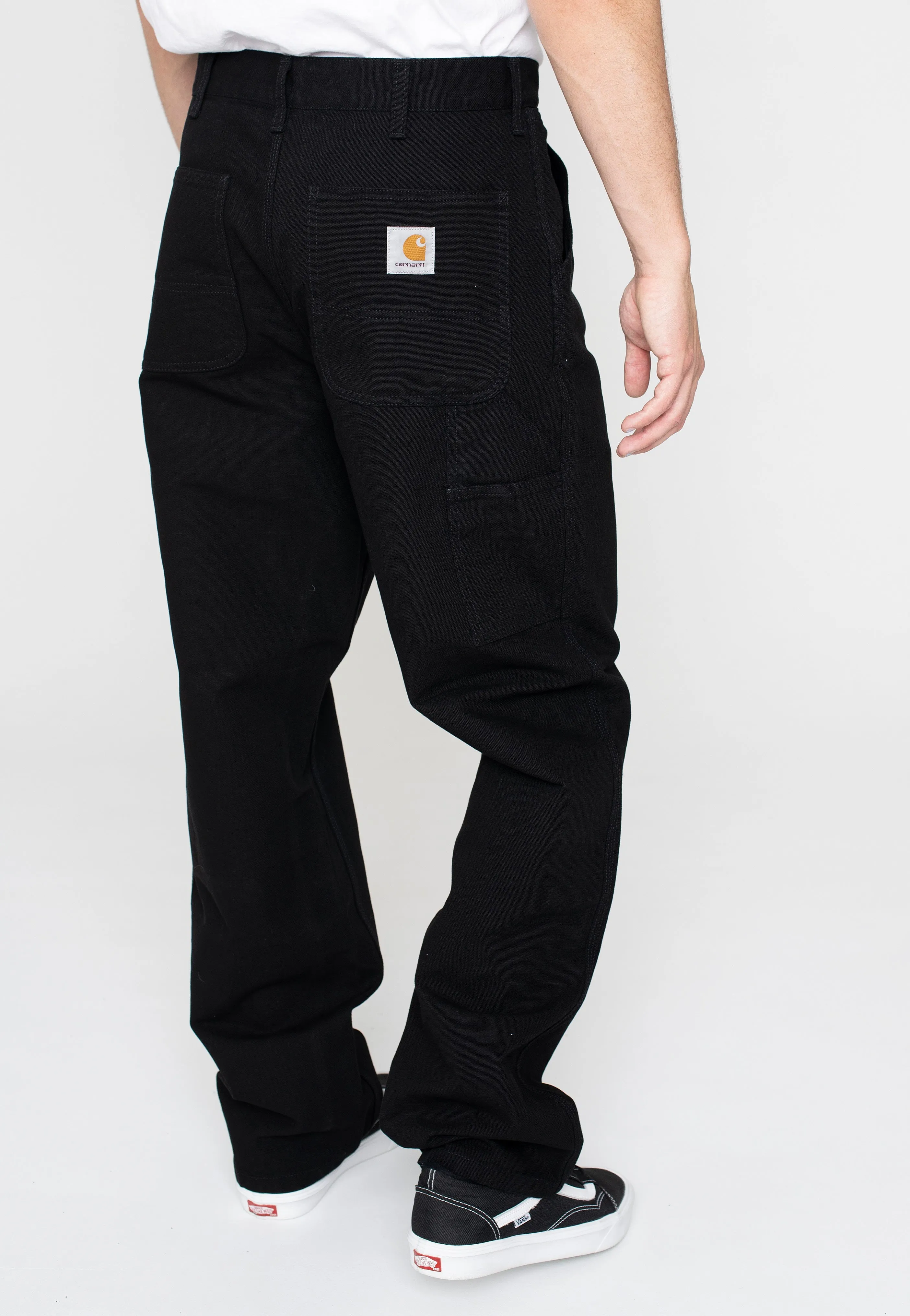 Carhartt WIP - Single Knee Rinsed Black - Pants High Quality