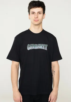 Glossy Look Carhartt WIP - Slow Script Black - T-Shirt
