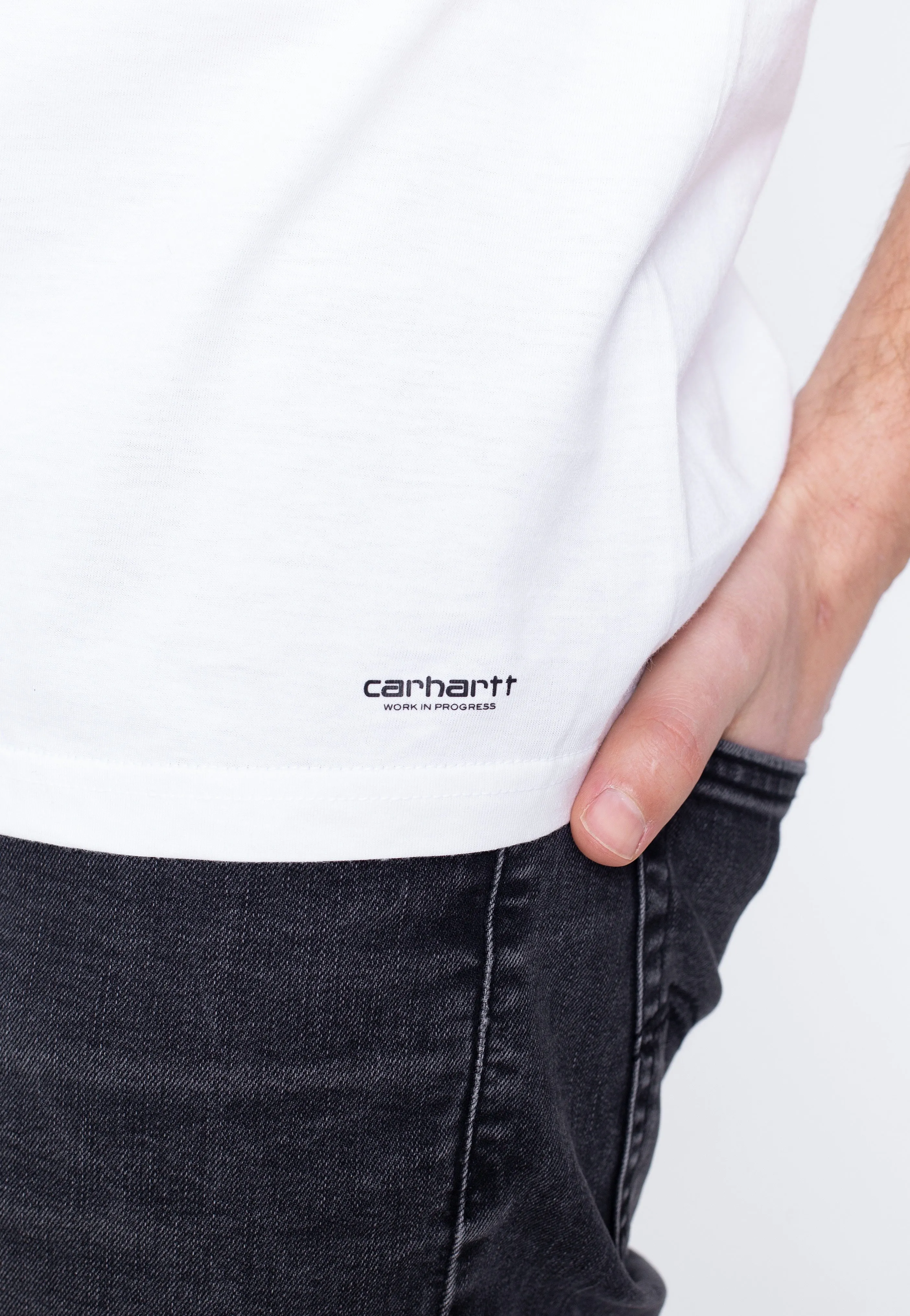 Carhartt WIP - Standard Crew Neck Pack Of 2 White/White - T-Shirt Comfy Design