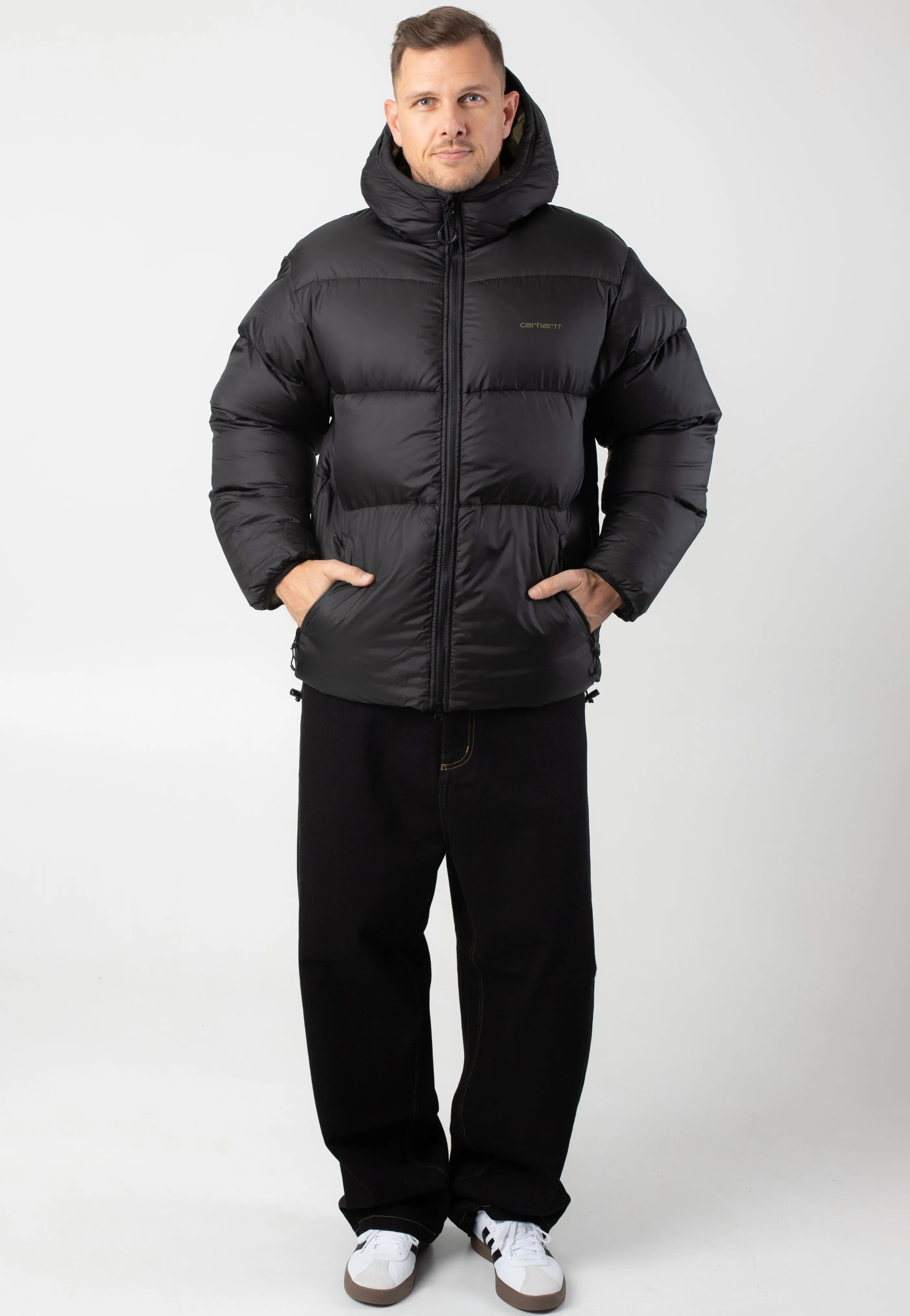 Carhartt WIP - Toronto Black/Camo Duck/Green - Jacket Reflective Strip