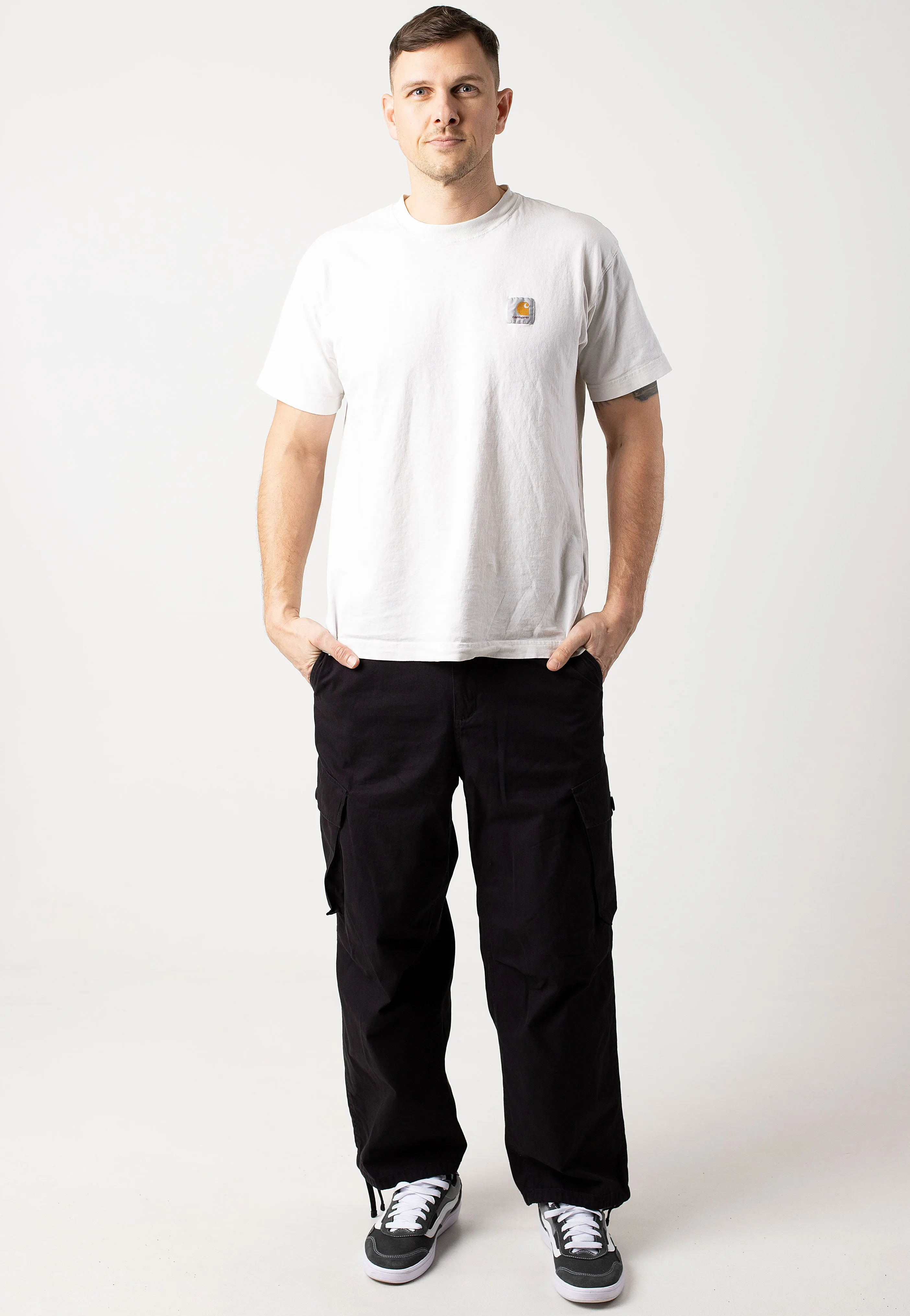 Carhartt WIP - Unity Heavy Enzyme Wash Black - Pants High Quality