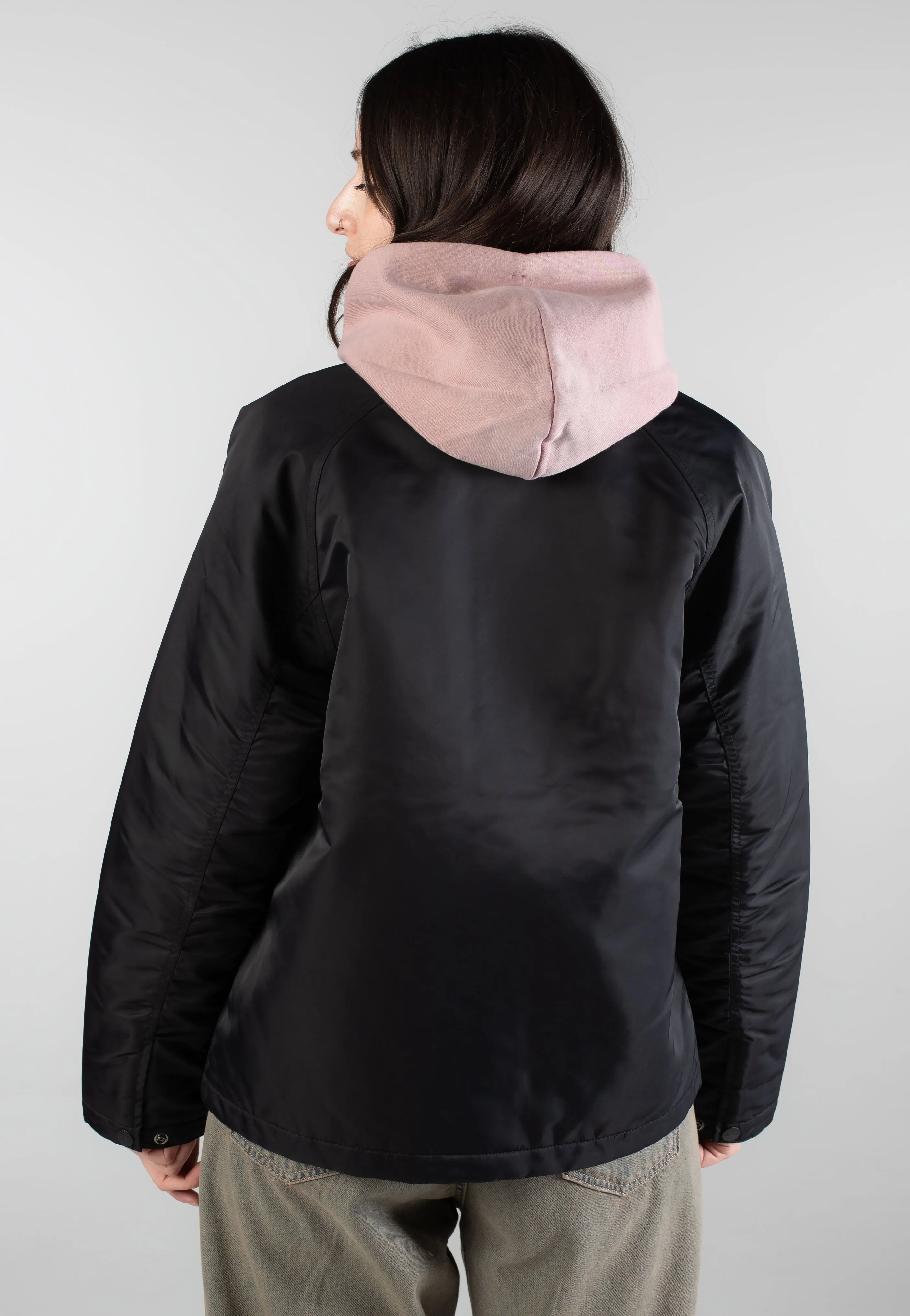 Carhartt WIP - W' Alumni Chore Black/Scarlet - Jacket Anorak