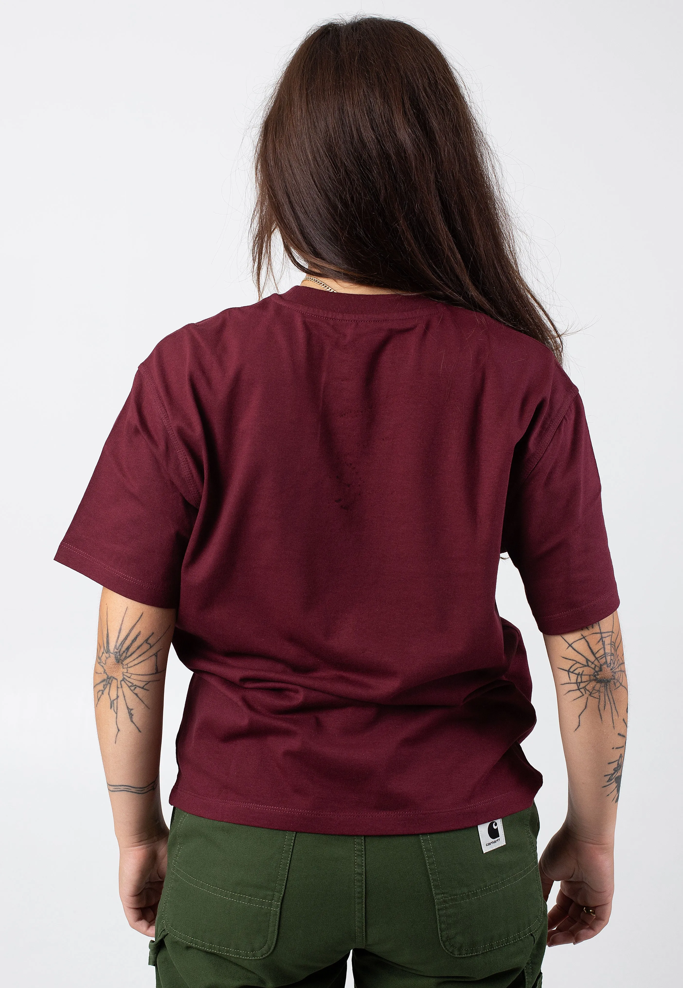 Carhartt WIP - W' American Script Malbec - T-Shirt Durable Material
