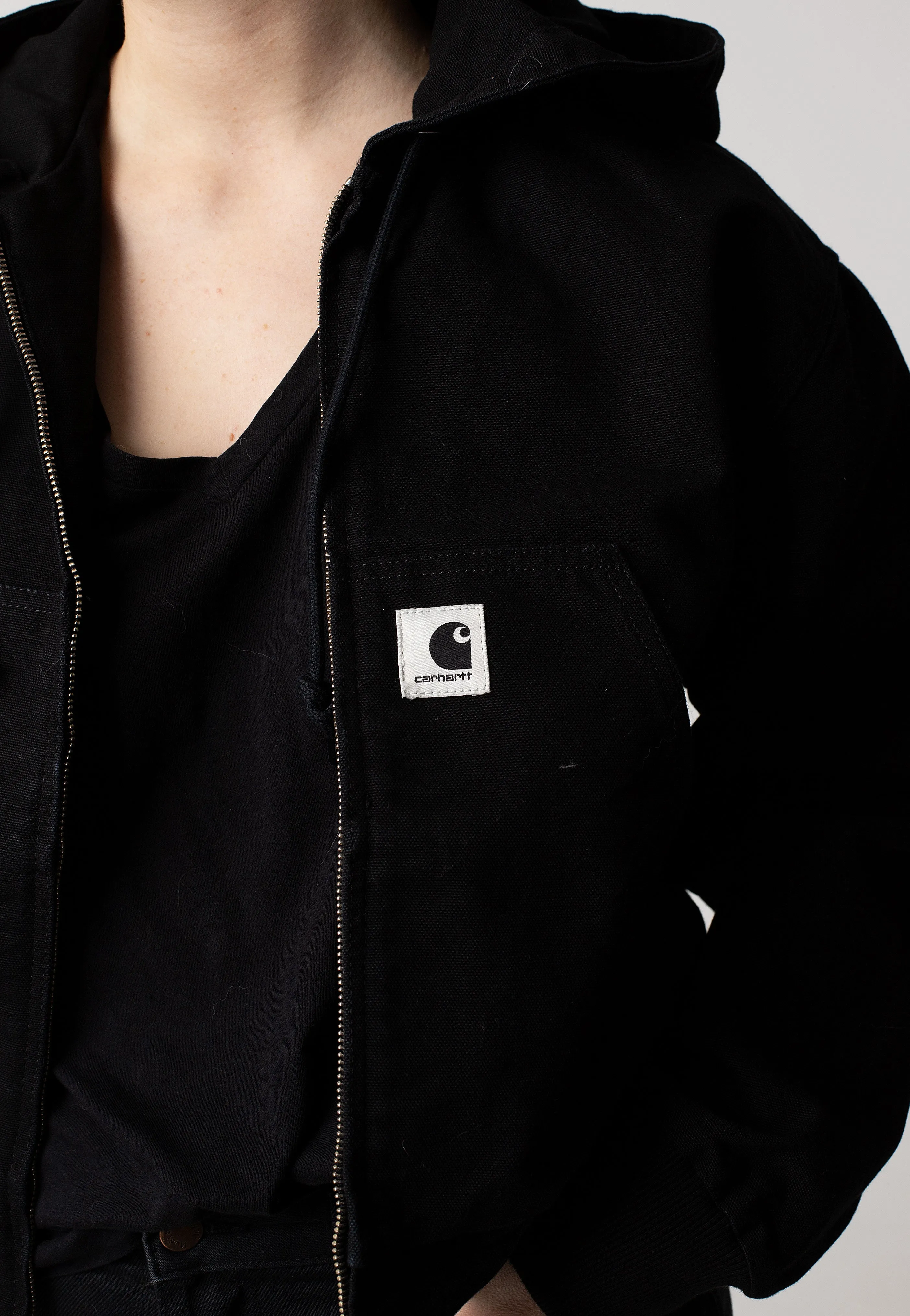 Carhartt WIP - W' Amherst Rinsed Black - Jacket Grand fashion