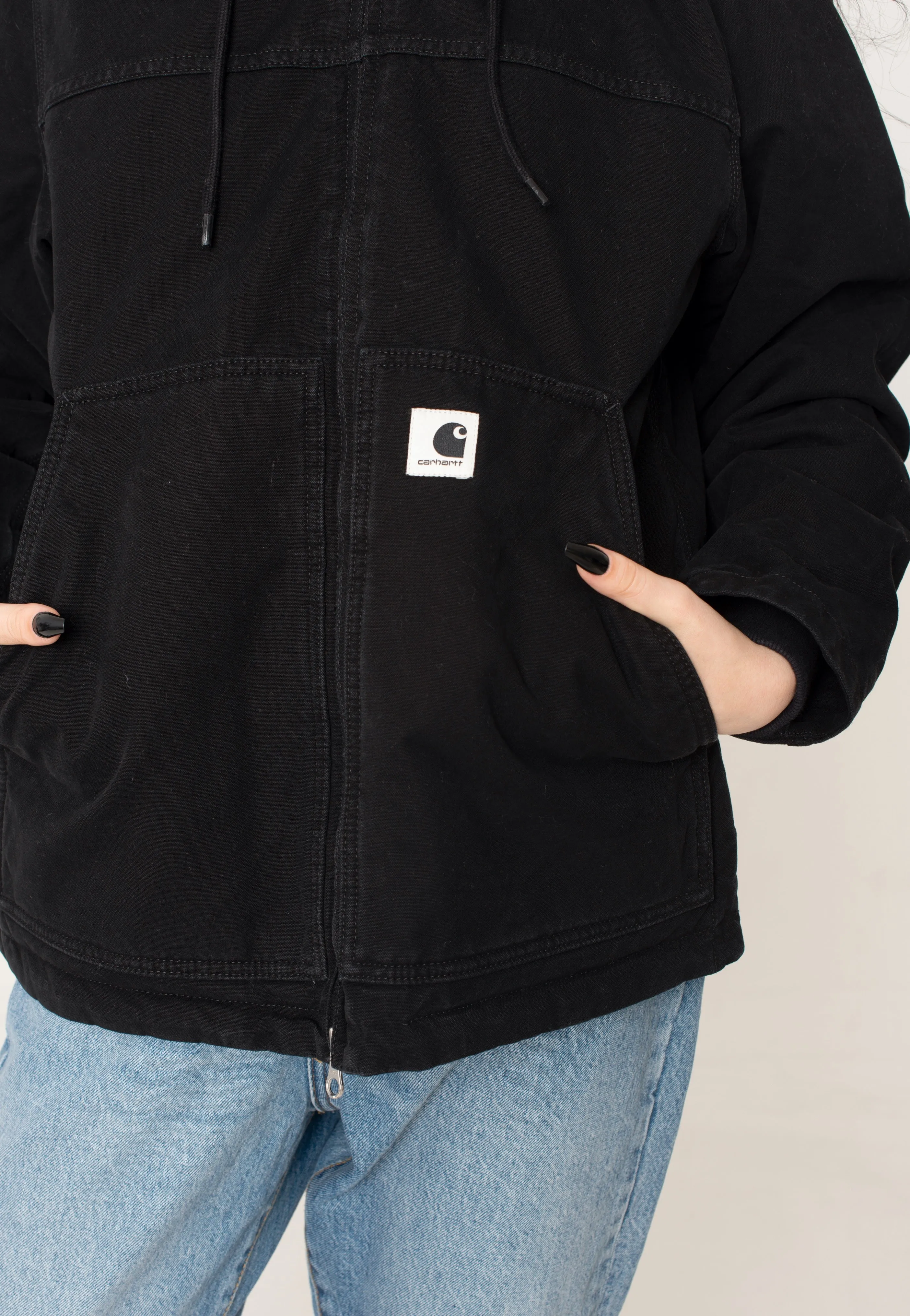 Carhartt WIP - W' Arlington Heavy Stone Wash Black - Jacket Bomber jacket
