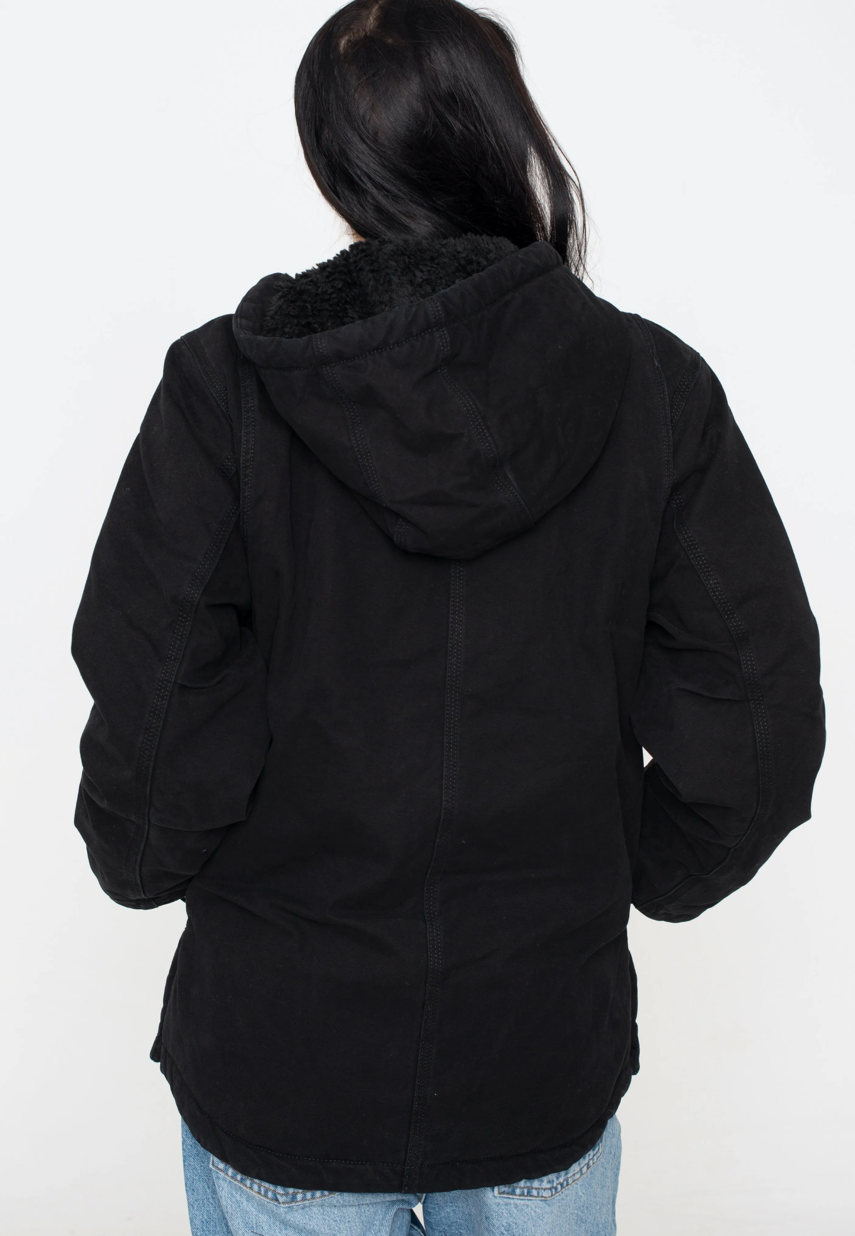 Carhartt WIP - W' Arlington Heavy Stone Wash Black - Jacket Bomber jacket