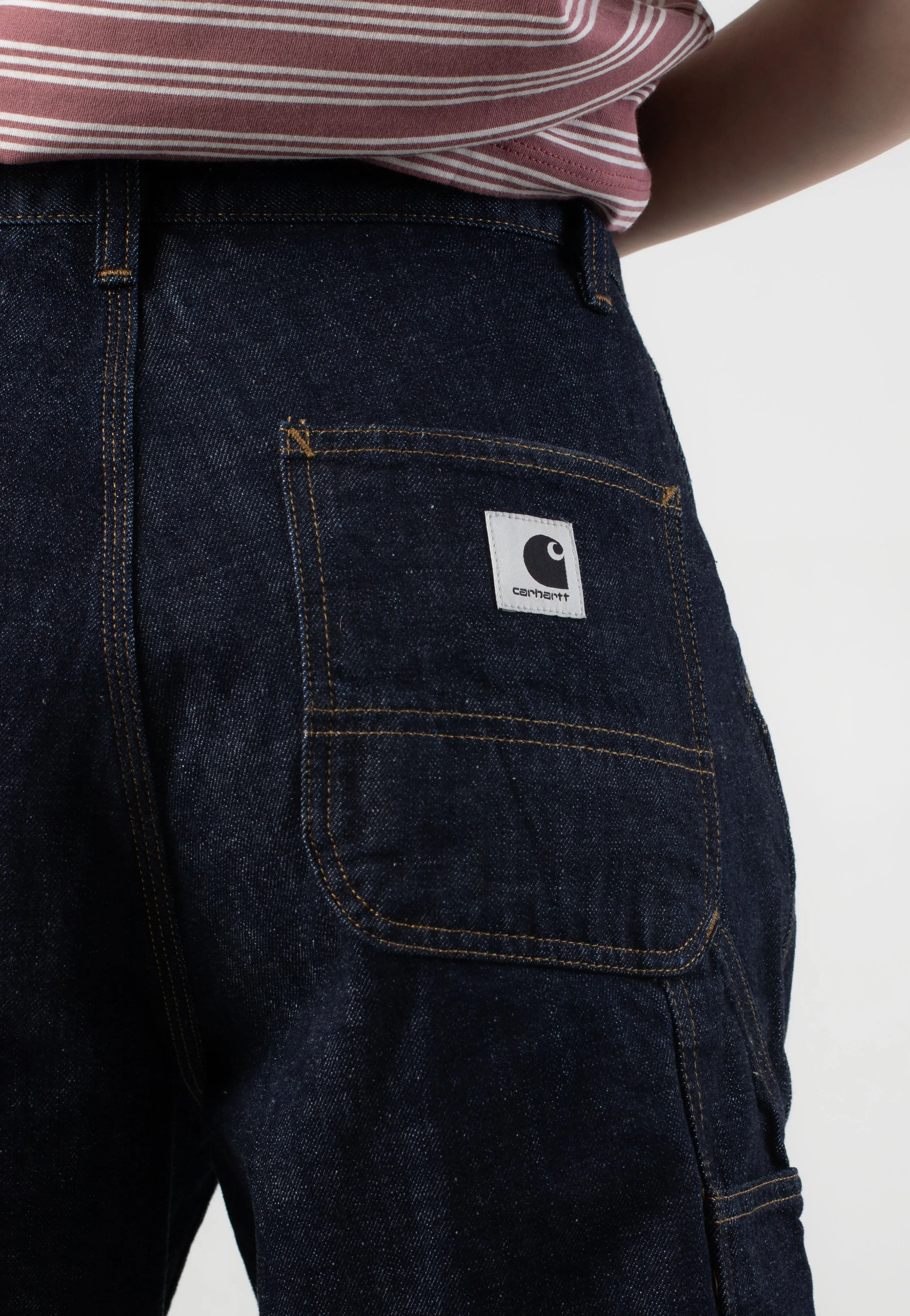 Carhartt WIP - W' Brandon Single Knee Rinsed Blue - Shorts Performance - Driven