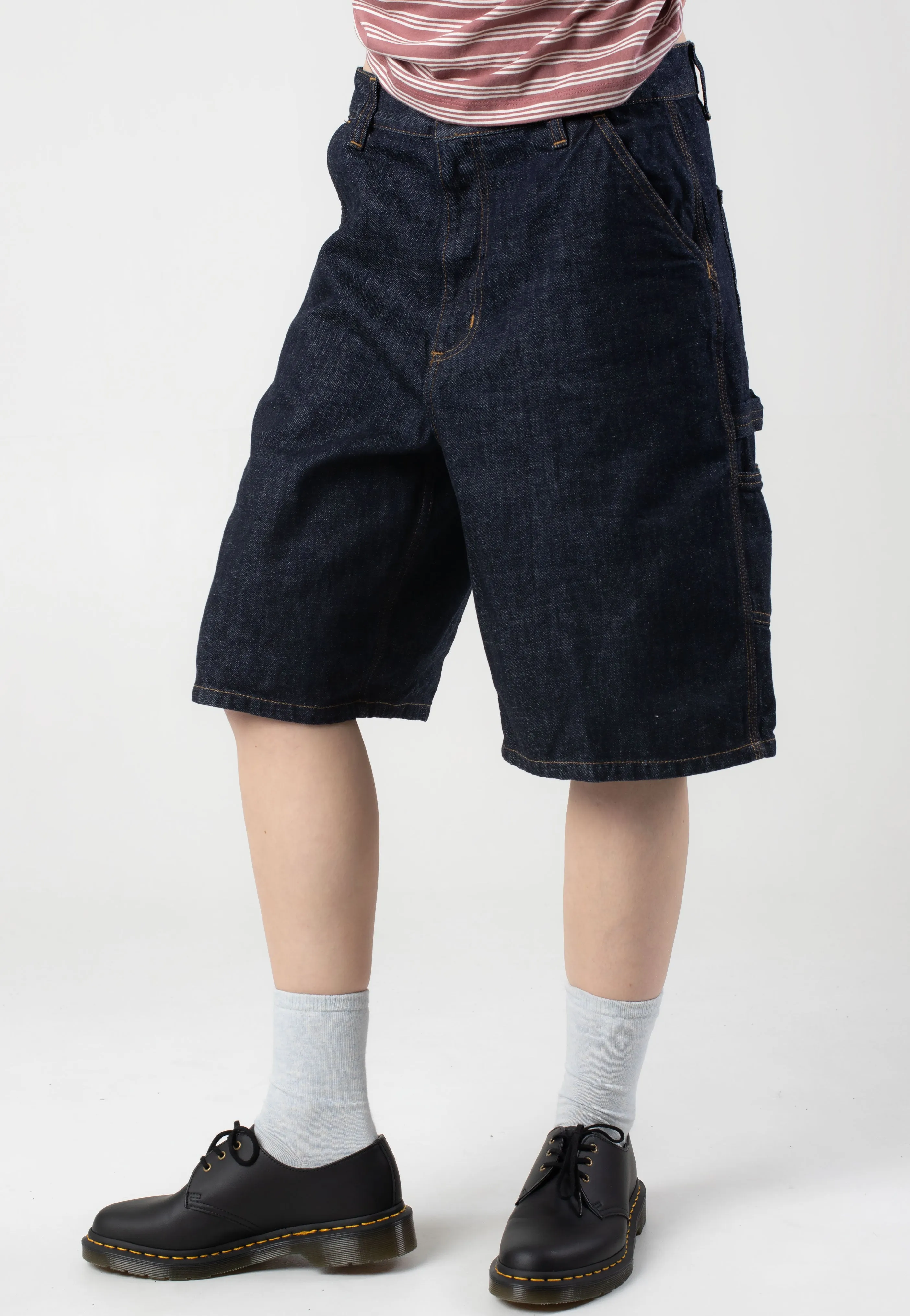 Carhartt WIP - W' Brandon Single Knee Rinsed Blue - Shorts Performance - Driven