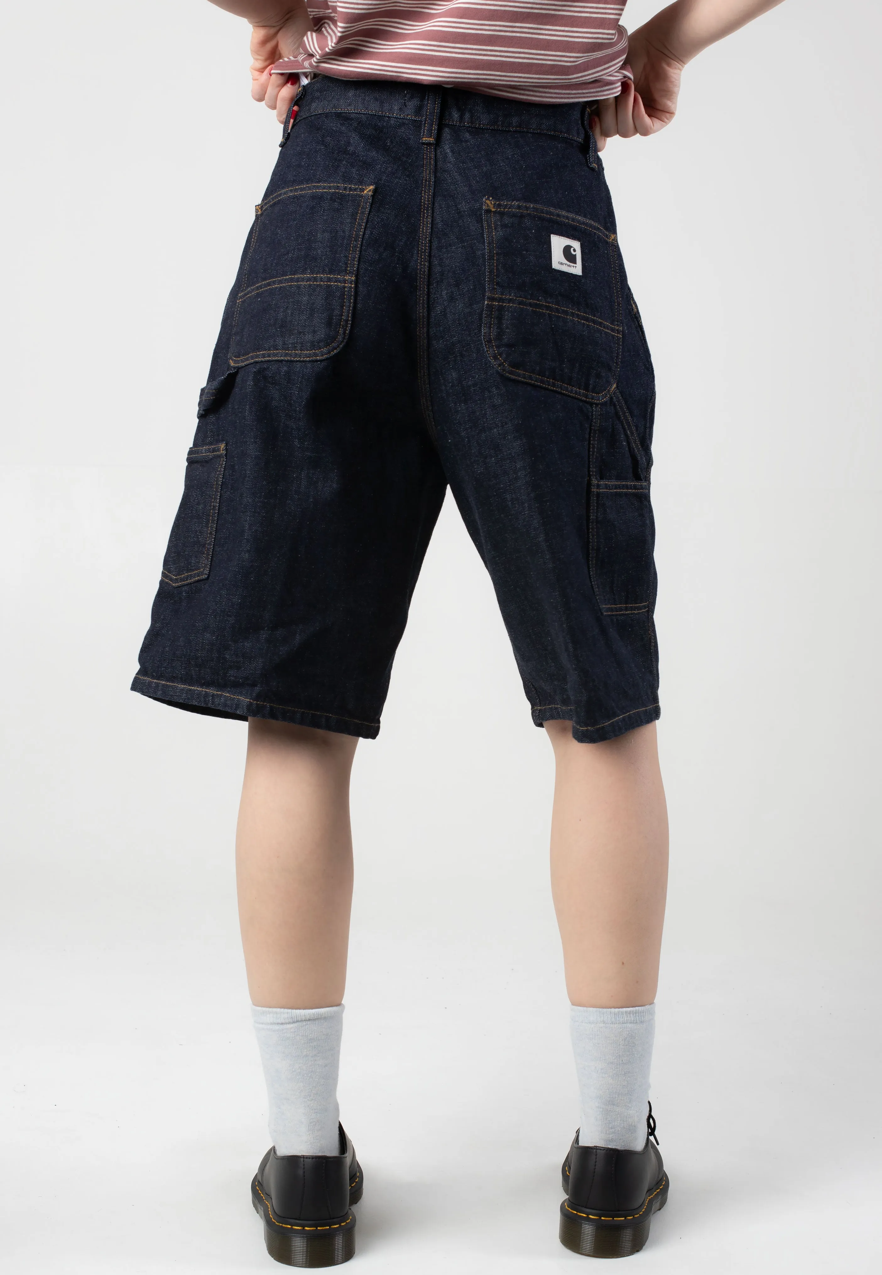 Carhartt WIP - W' Brandon Single Knee Rinsed Blue - Shorts Performance - Driven