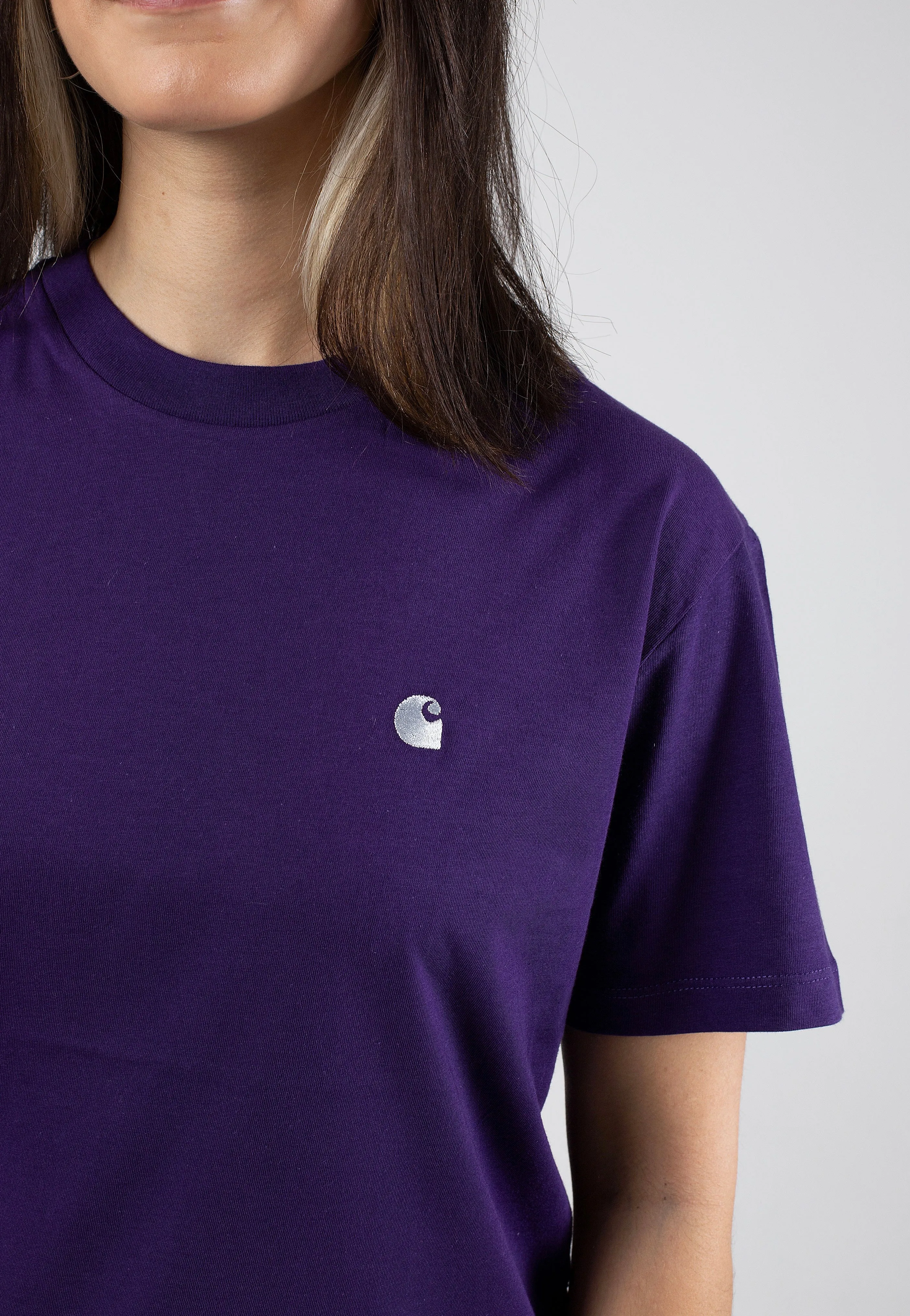 Carhartt WIP - W' Casey Tyrian/Silver - T-Shirt Sleek Fit