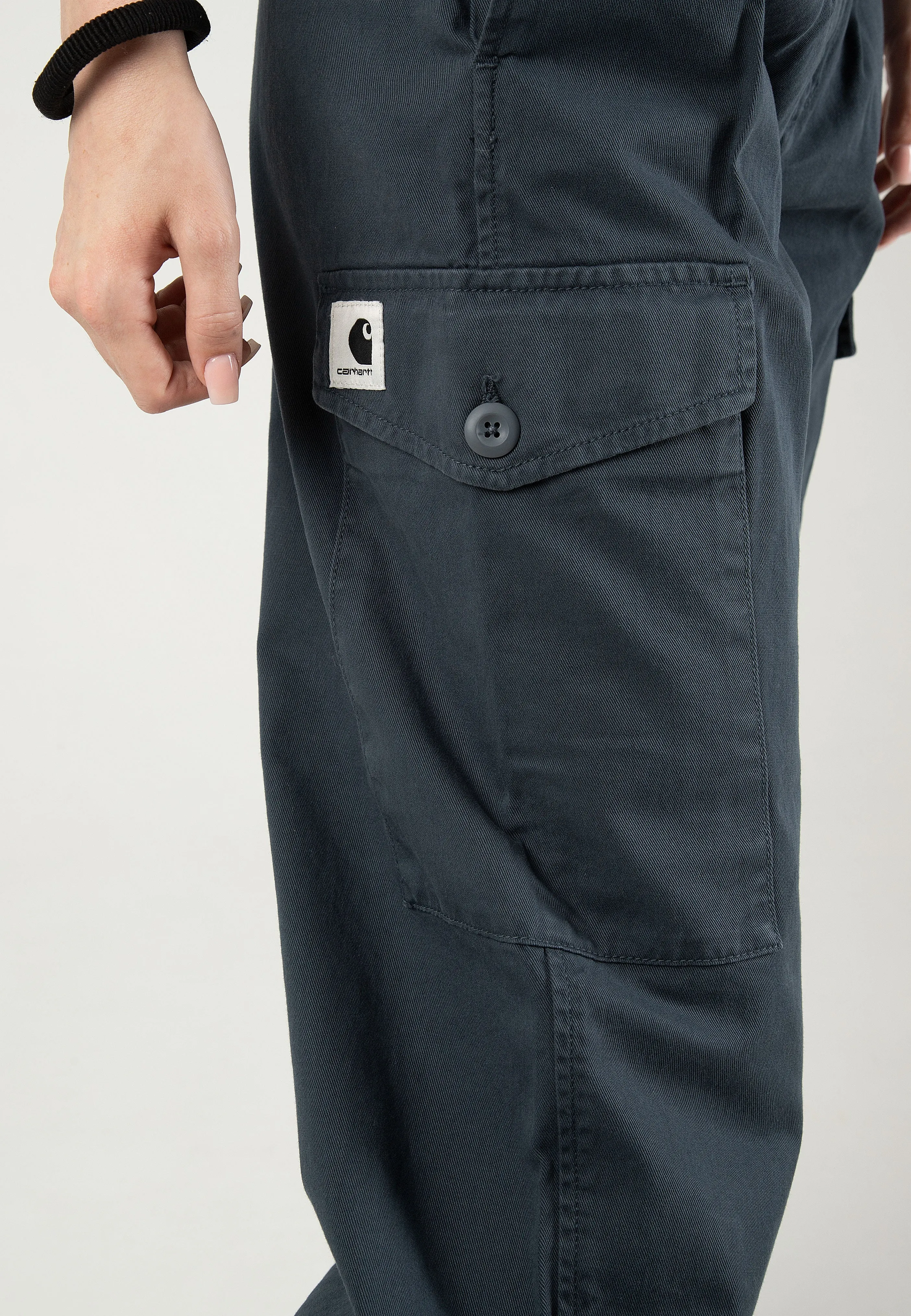 Carhartt WIP - W' Collins Garment Dyed Ore - Pants slim fit