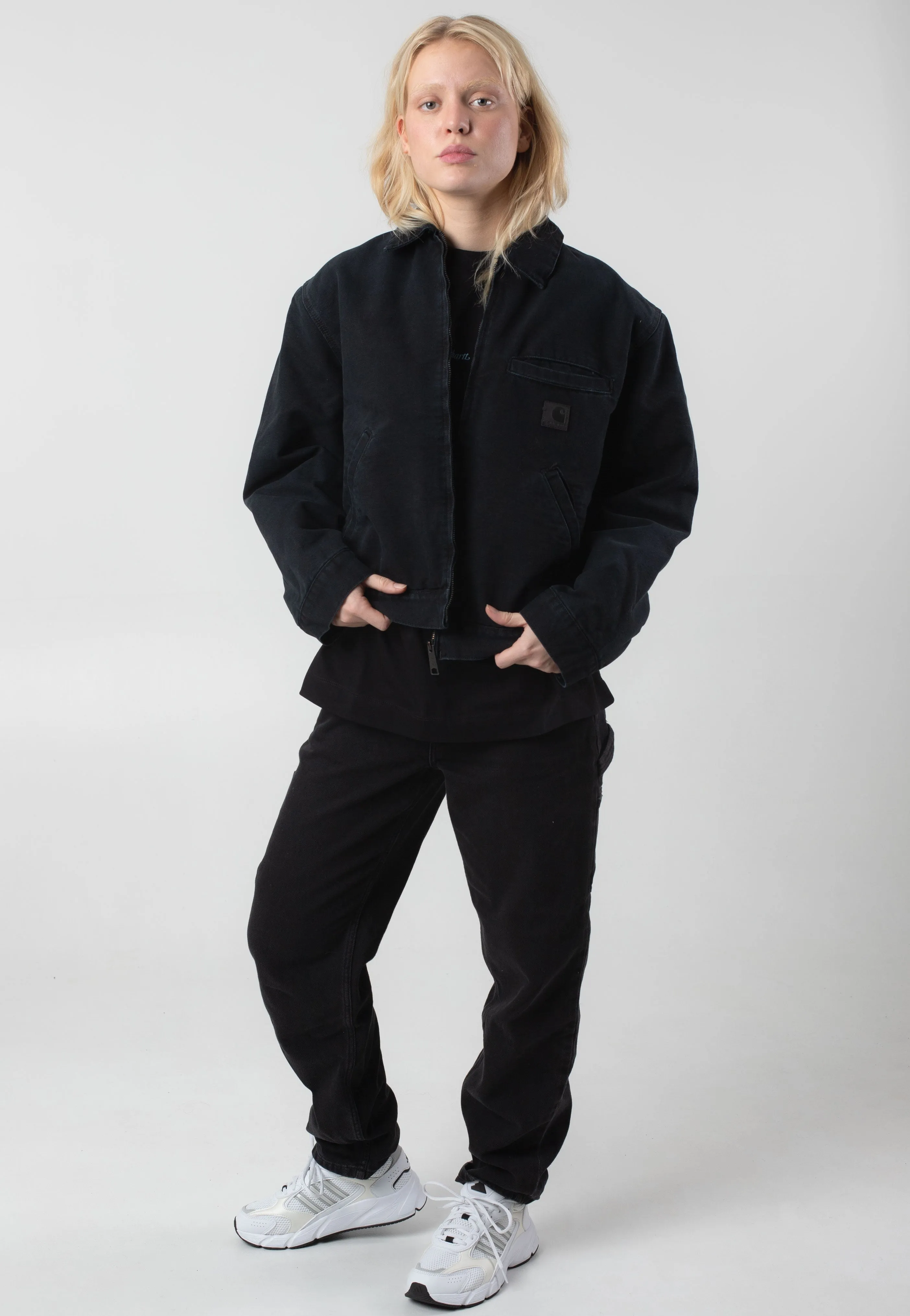 Carhartt WIP - W' Dayton Stone Canvas Black - Jacket Minimal Utility