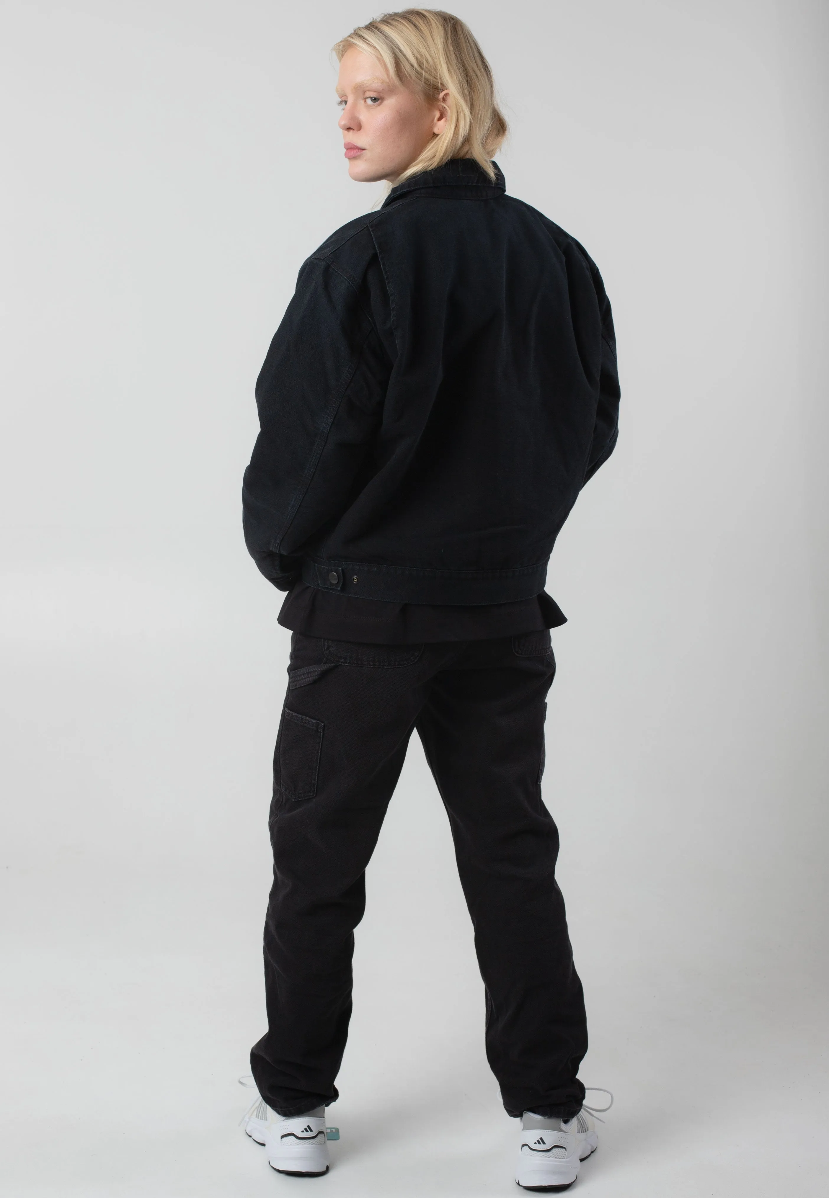 Carhartt WIP - W' Dayton Stone Canvas Black - Jacket Minimal Utility
