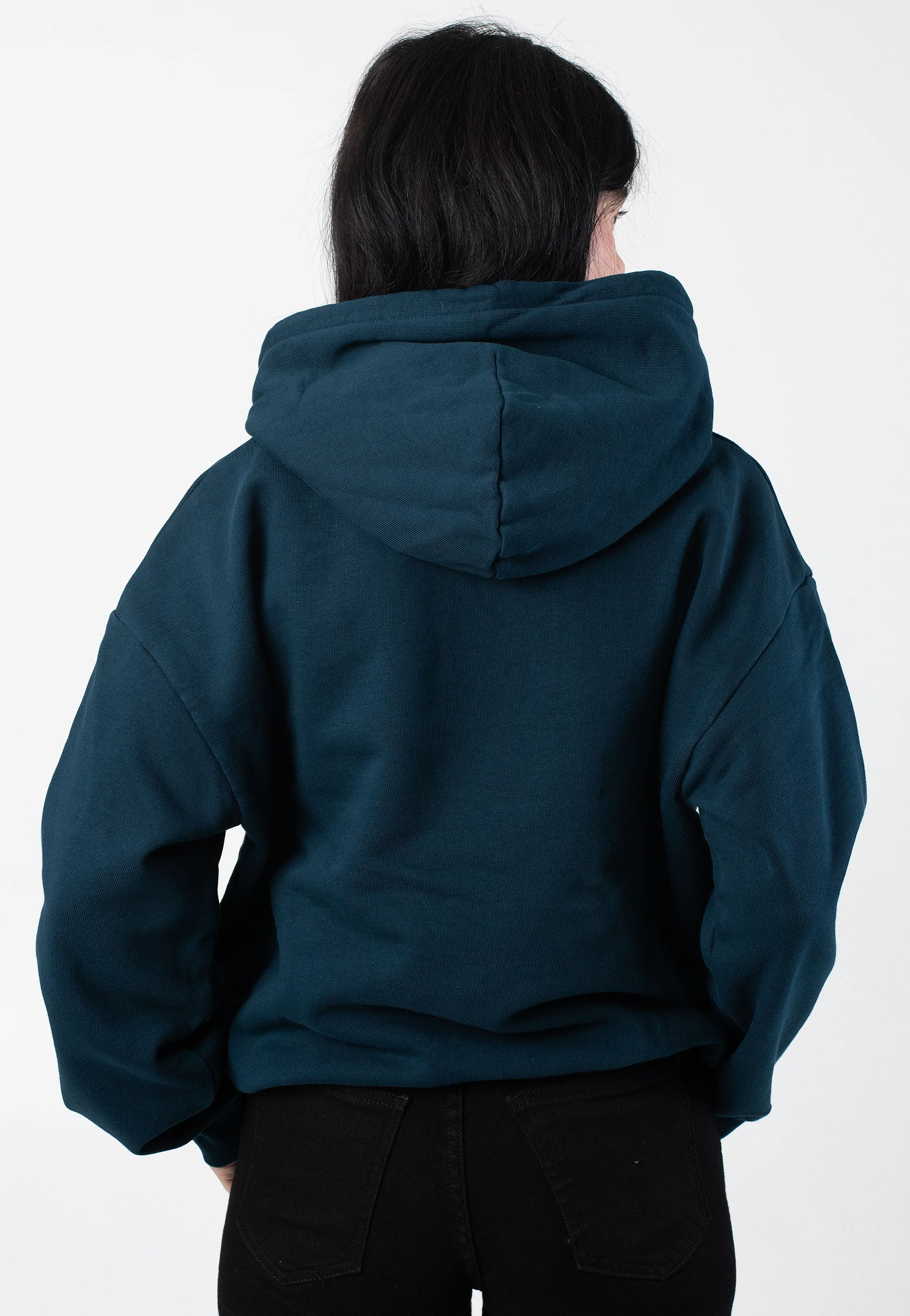 Carhartt WIP - W' Hooded Casey Duck Blue/Silver - Hoodie Travel Companion