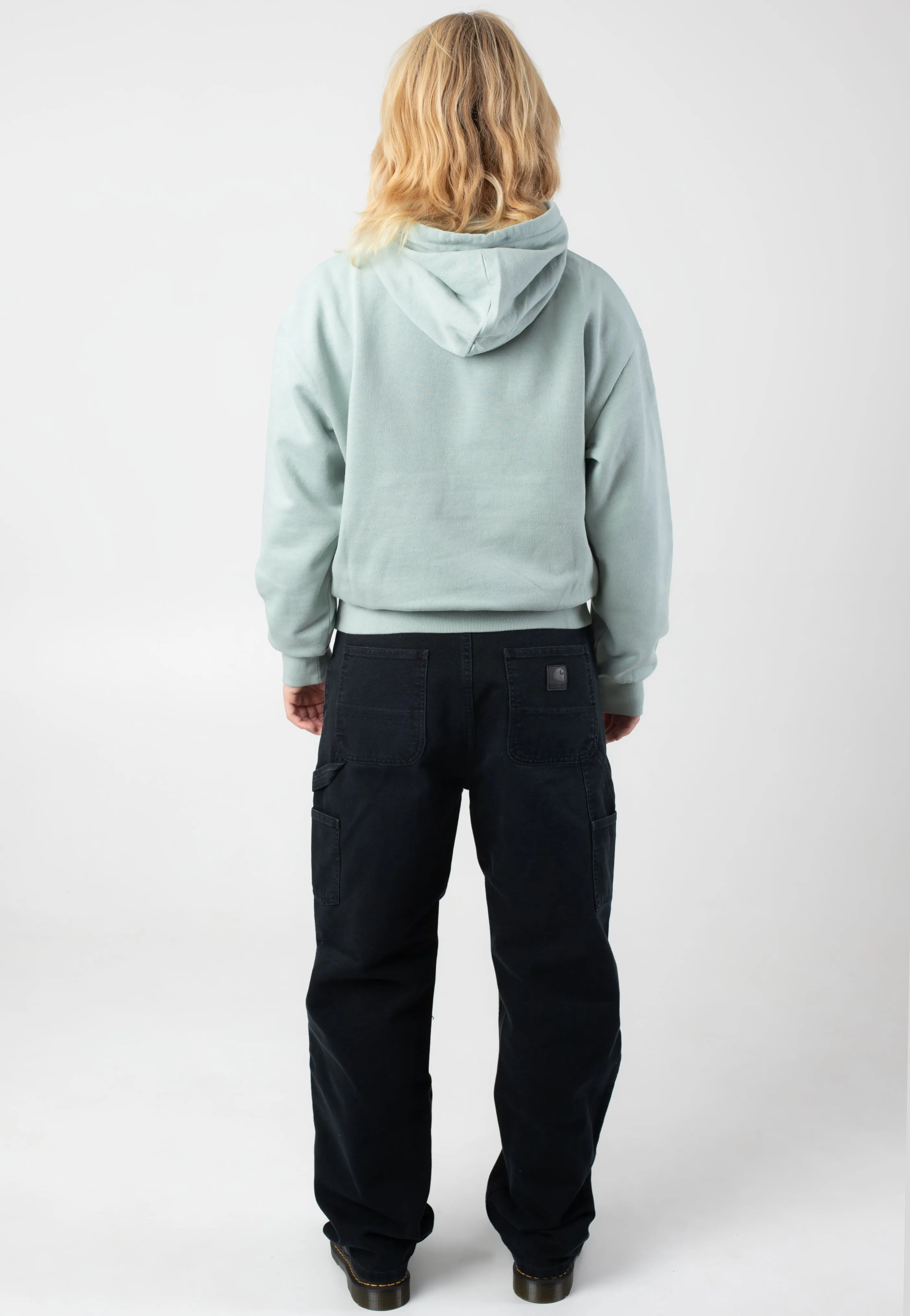 Carhartt WIP - W' Hooded Casey Frosted Green/Silver - Hoodie Luxe Touch