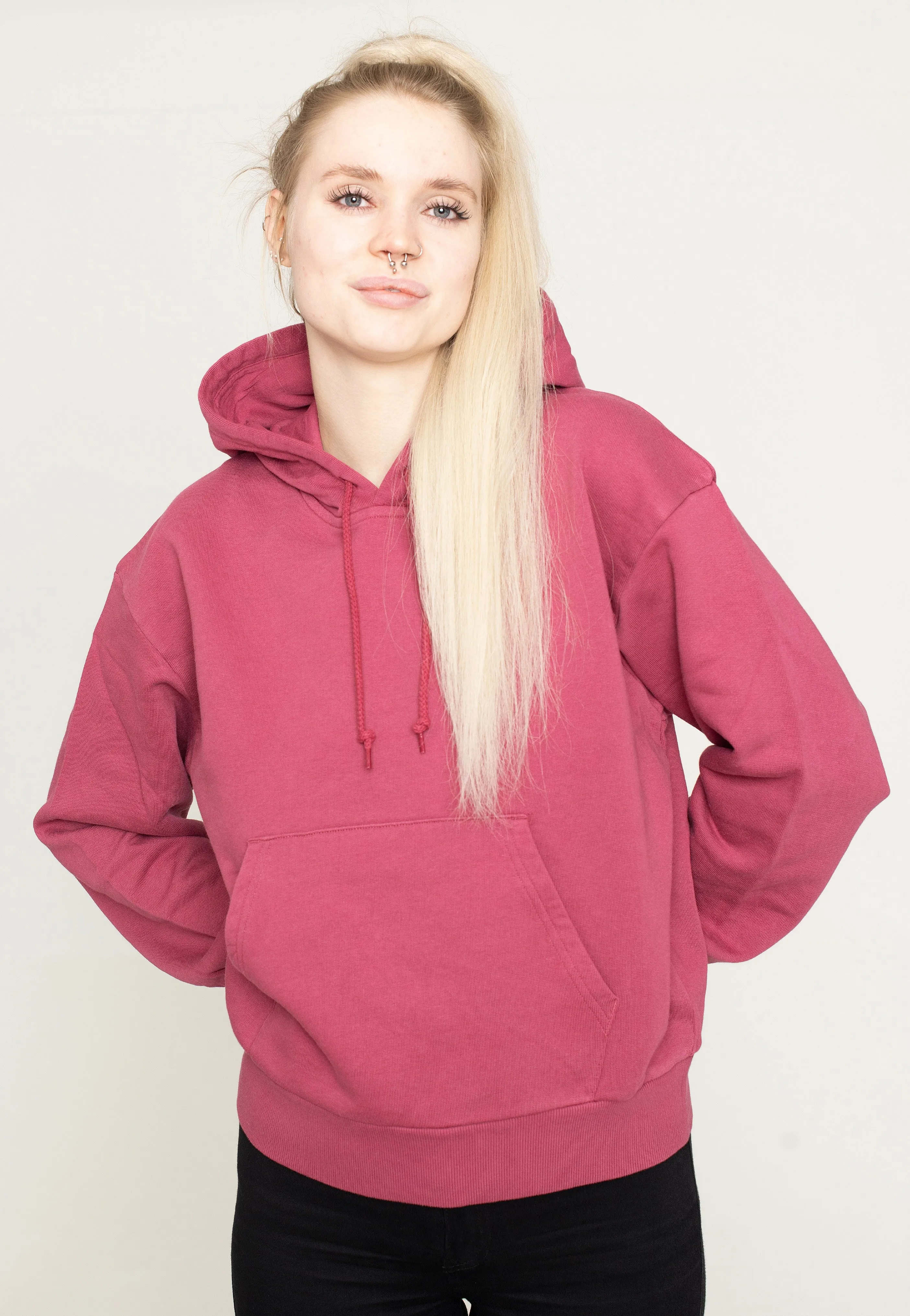 Carhartt WIP - W' Hooded Casey Punch/Silver - Hoodie Premium Feel