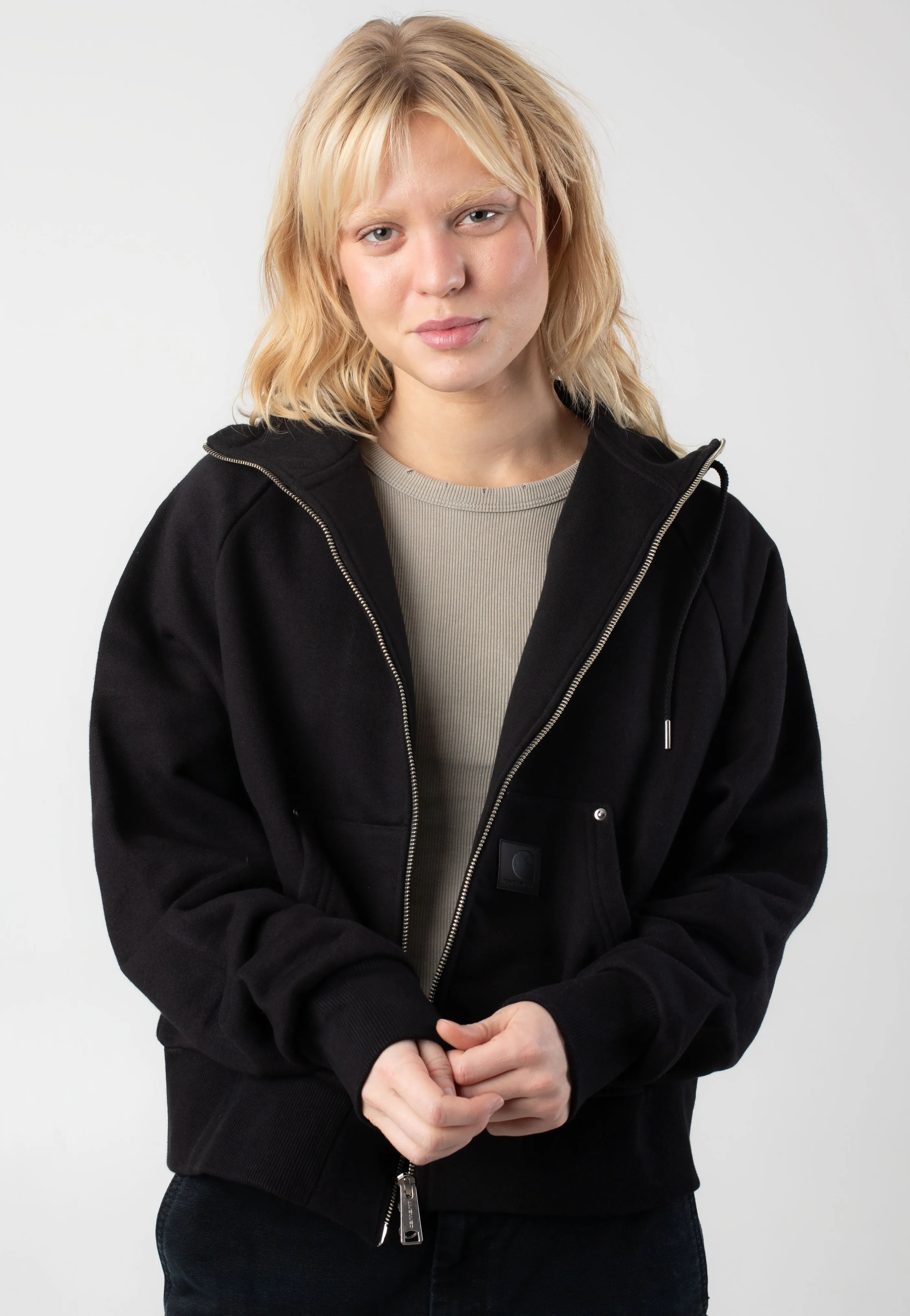 Carhartt WIP - W' Hooded Eldon Black - Jacket DVD