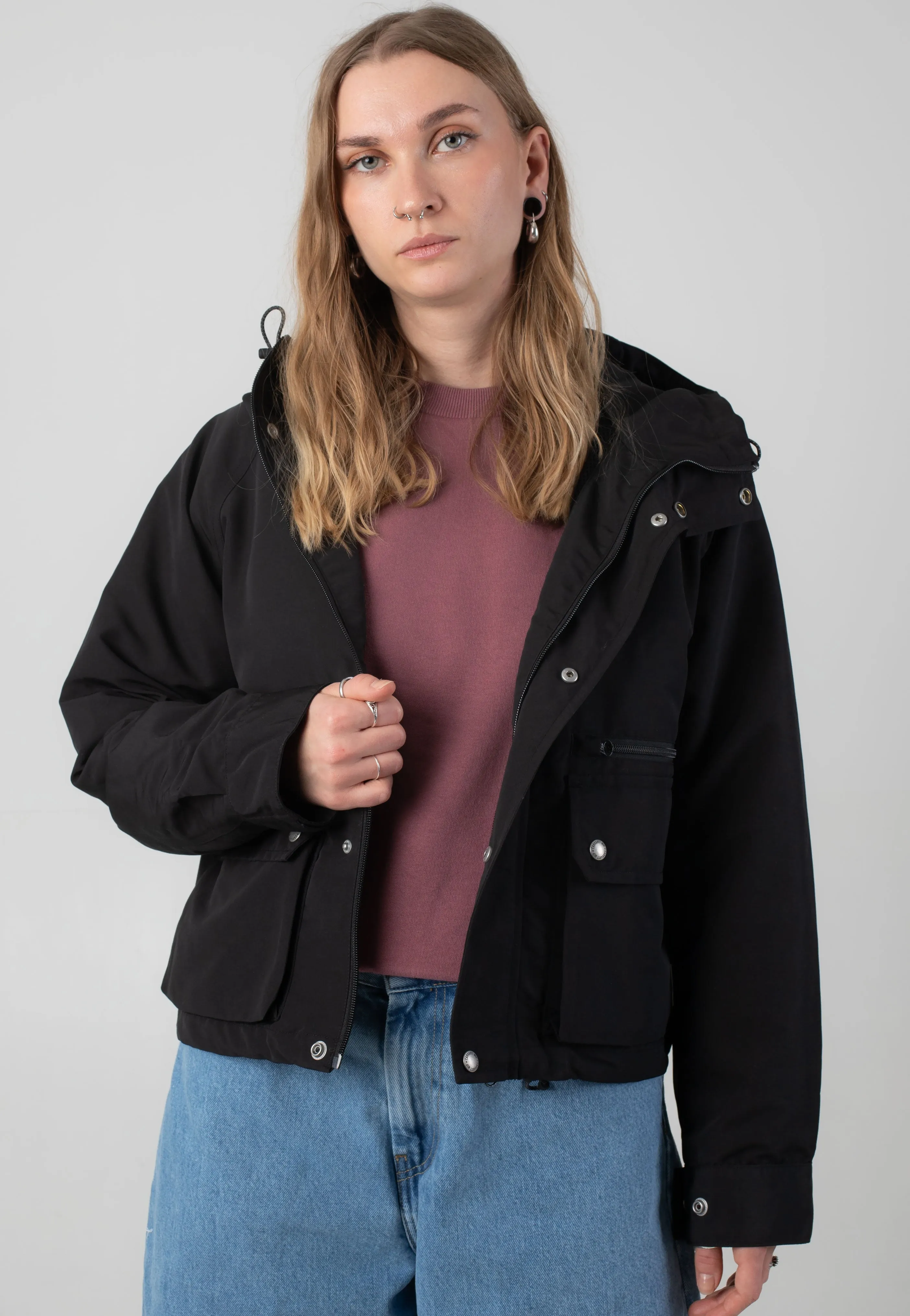 Carhartt WIP - W' Irwin Black - Jacket Plus size options