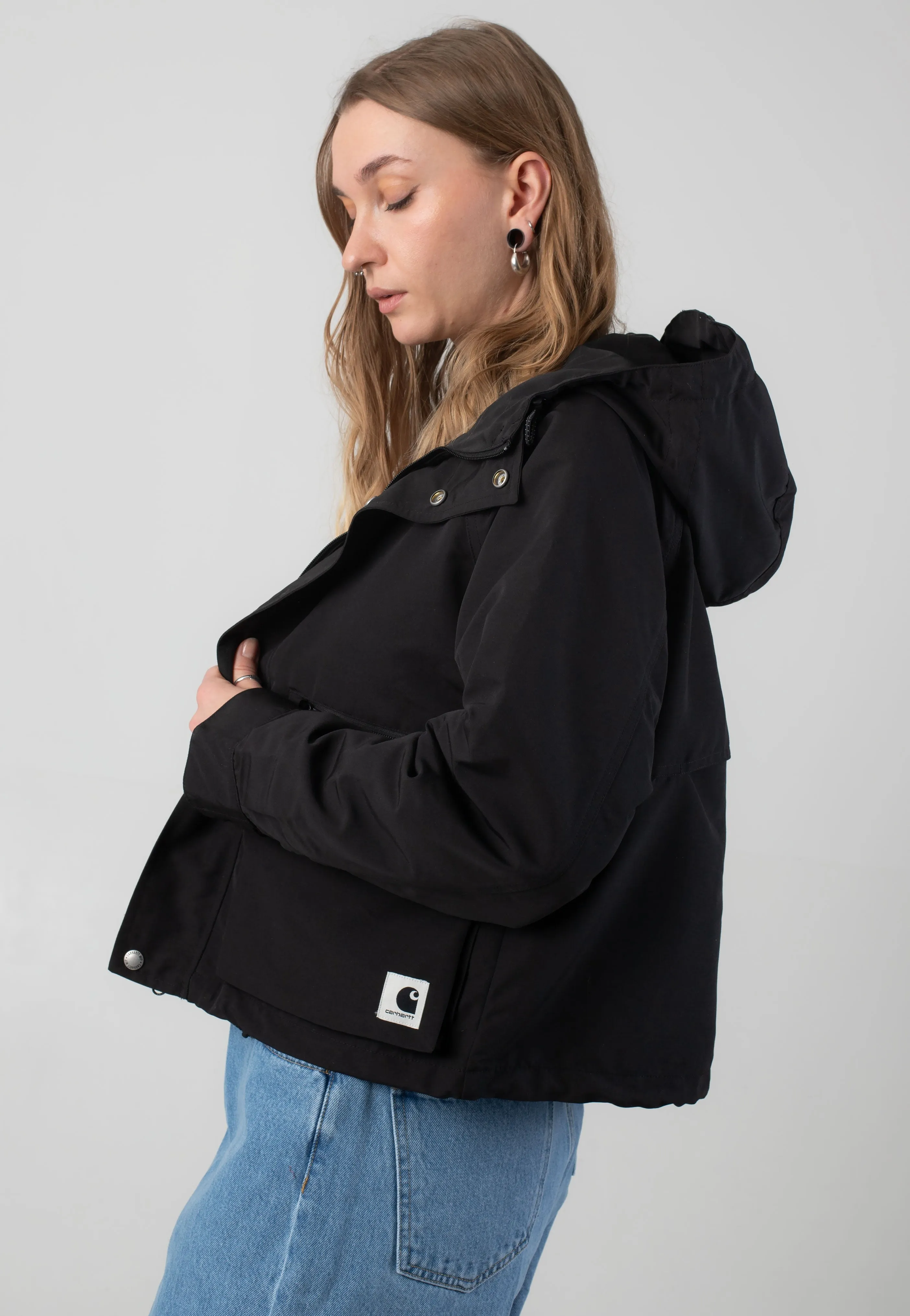 Carhartt WIP - W' Irwin Black - Jacket Plus size options