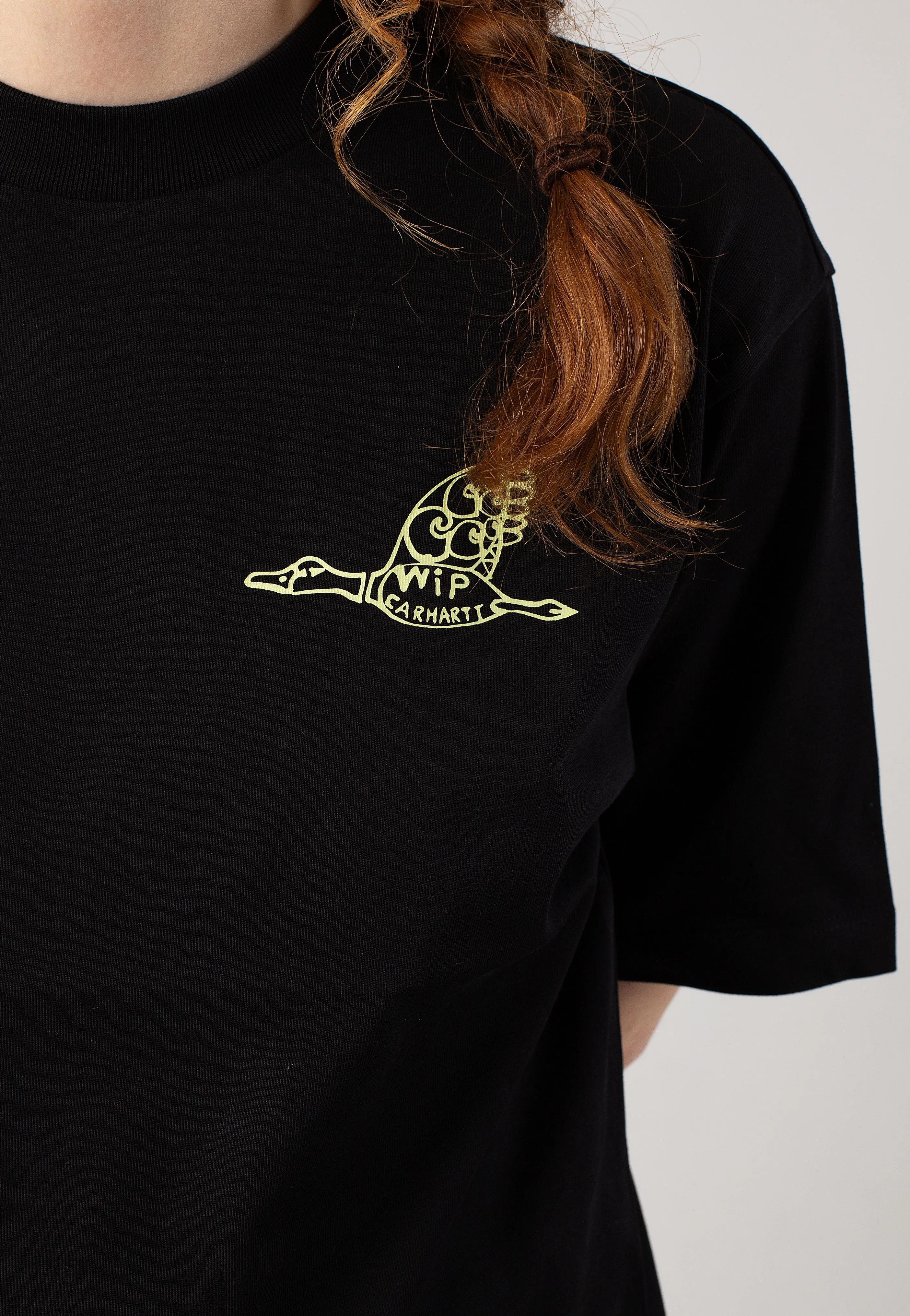 Carhartt WIP - W' Kainosho Black/Arctic Lime - T-Shirt Comfort-First