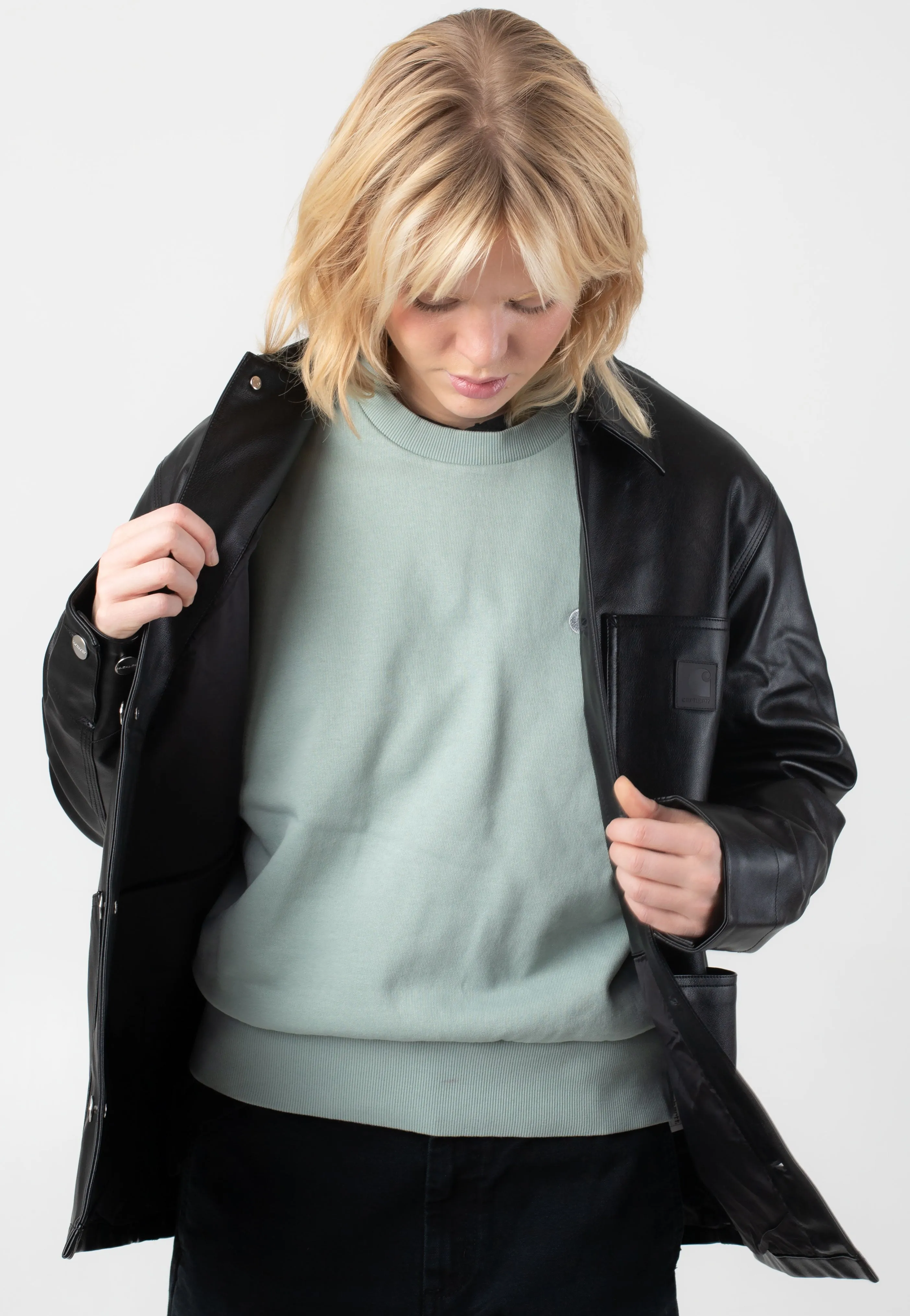 Carhartt WIP - W' Michigan Black - Jacket Alien friendly styles
