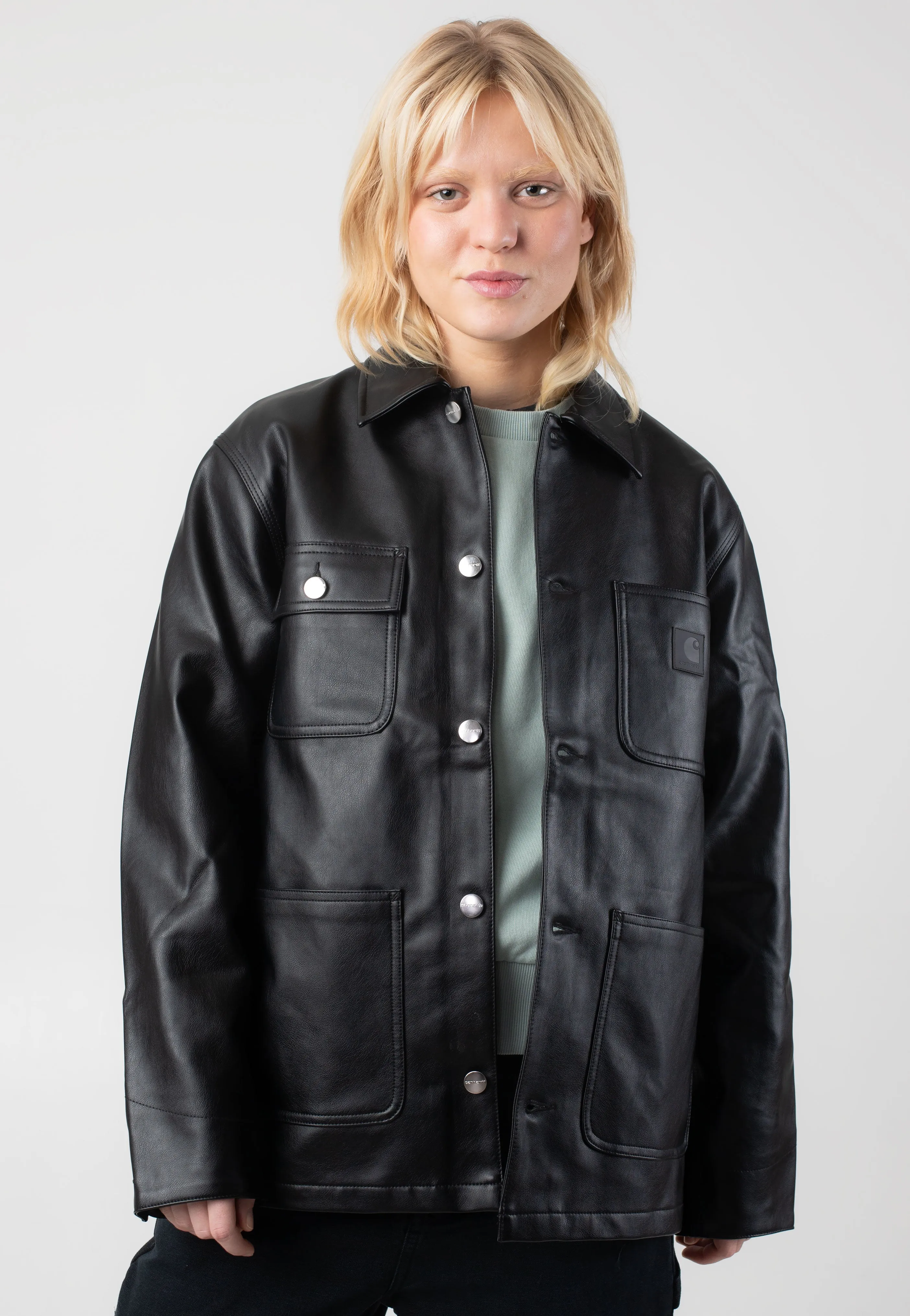Relax Shell V-Neck Carhartt WIP - W' Michigan Black - Jacket