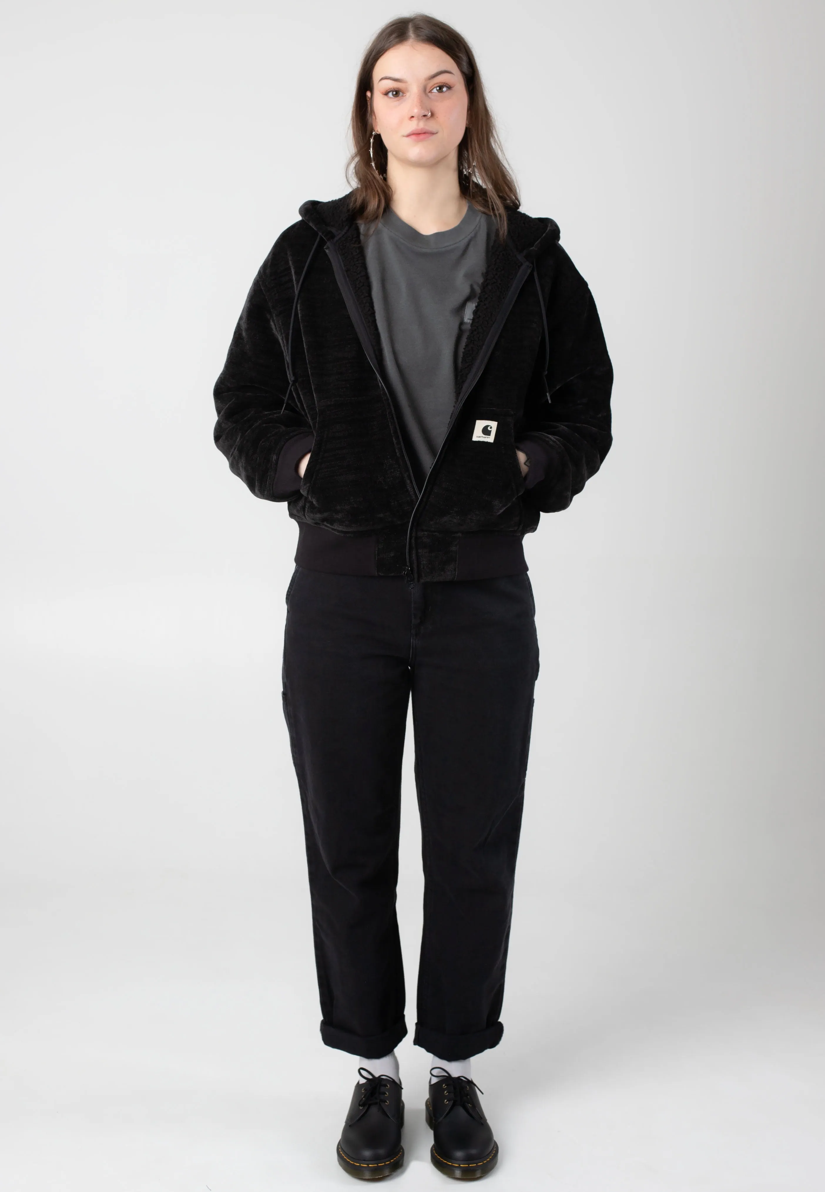 Carhartt WIP - W' Og Active Sweat Black - Jacket Ring