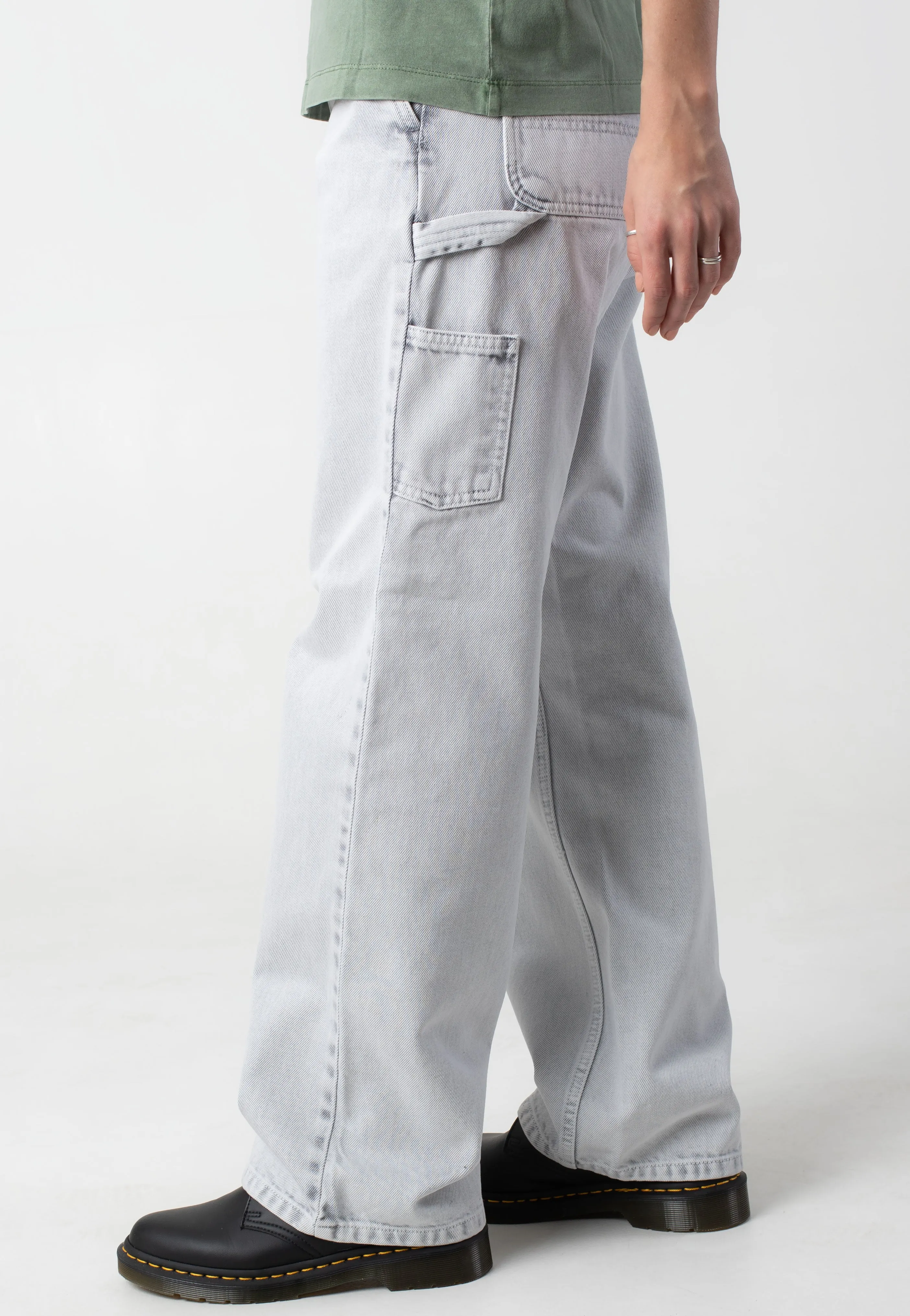 Carhartt WIP - W' Pierce Straight Black Chalk Wash - Pants Quick Wash