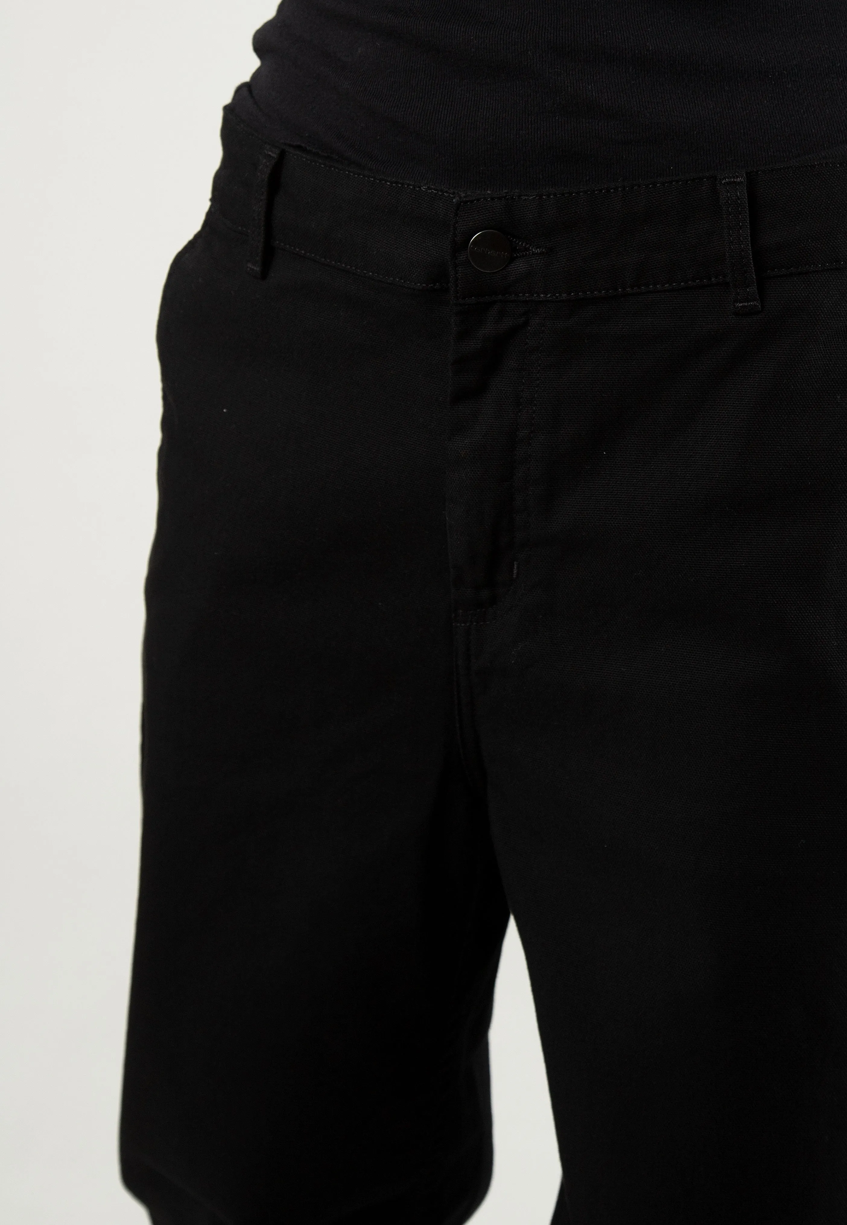 Carhartt WIP - W' Pierce Straight Rinsed Black - Pants Cozy Stretch
