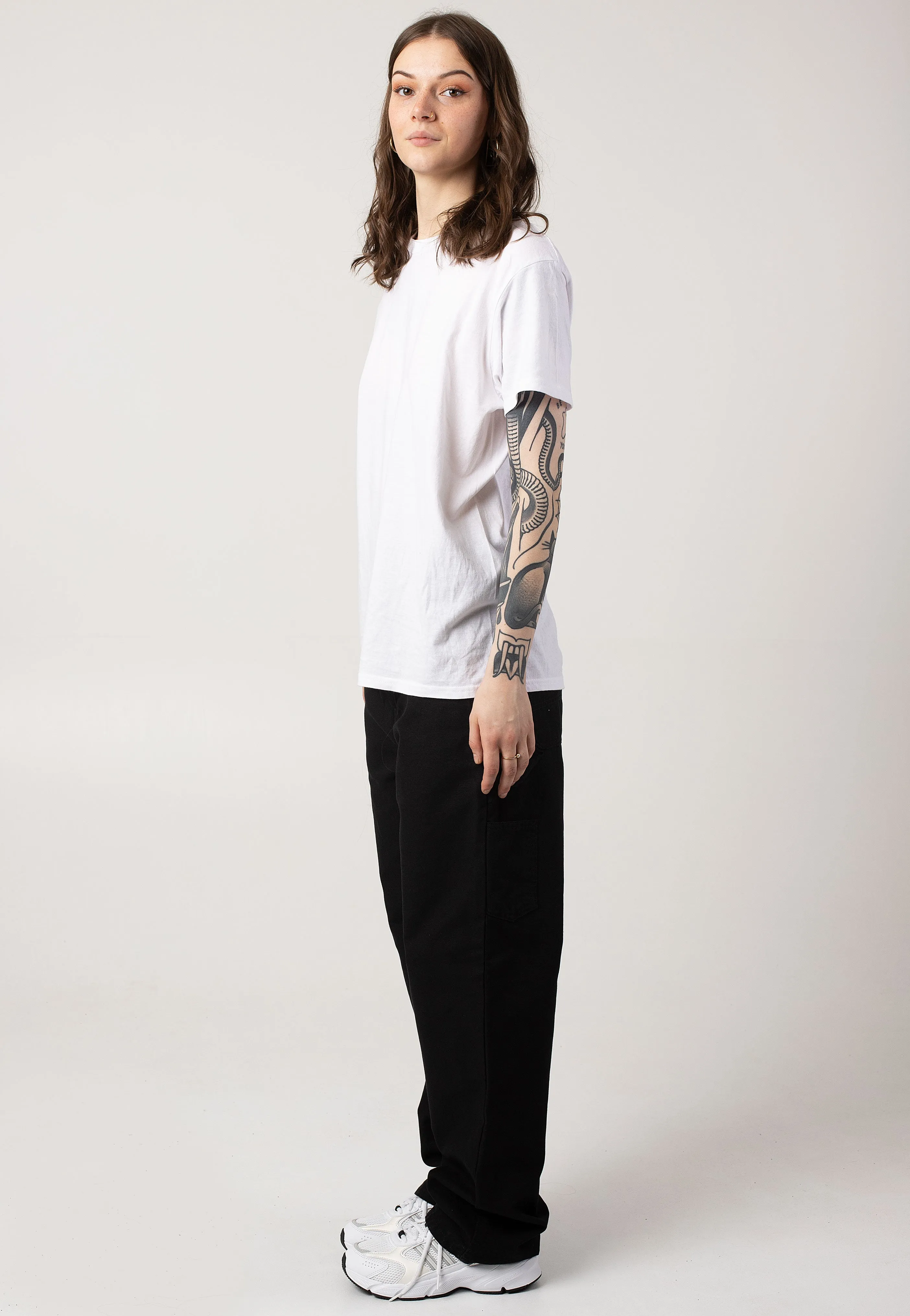 Carhartt WIP - W' Pierce Straight Rinsed Black - Pants Easy Movement