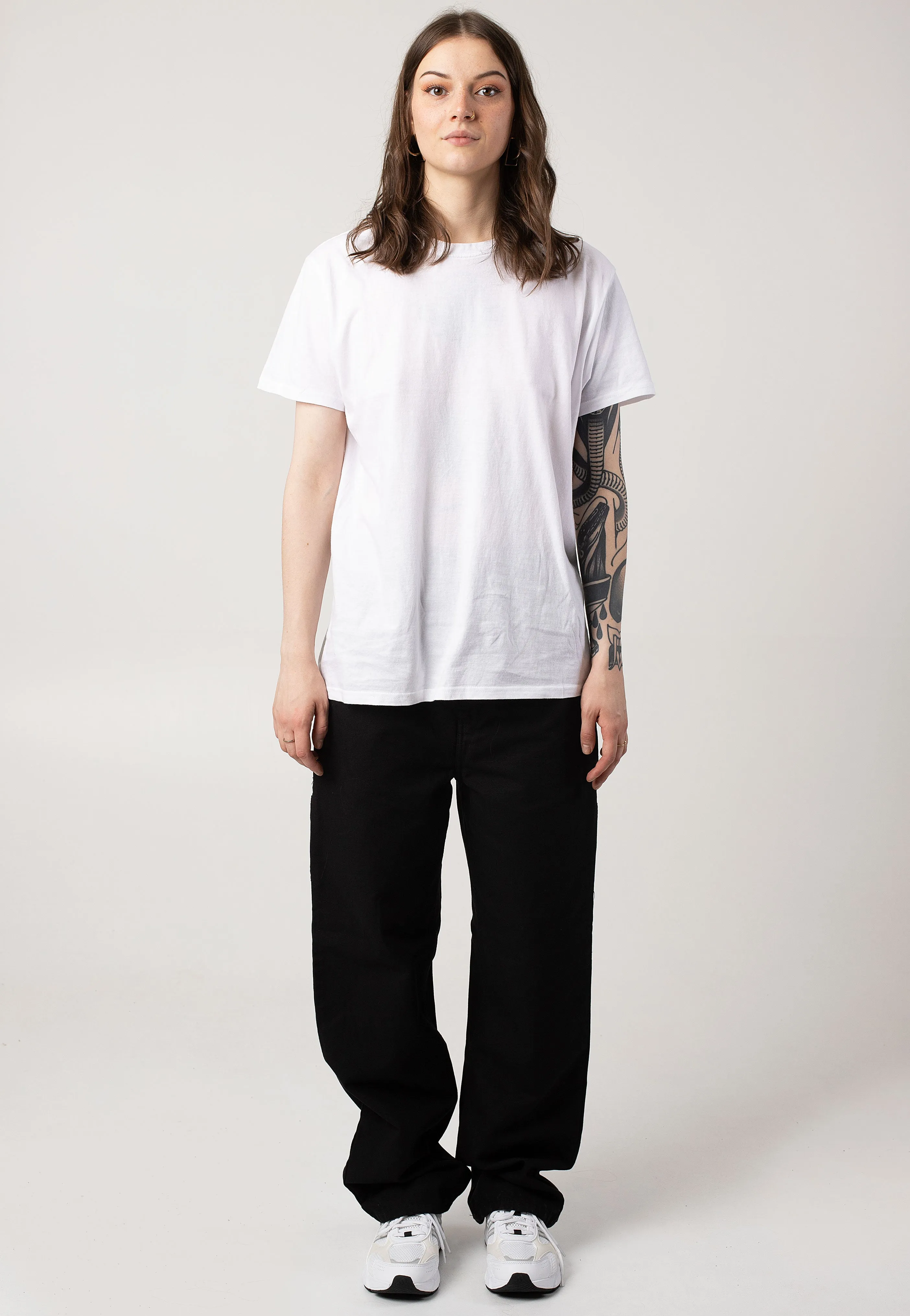 Carhartt WIP - W' Pierce Straight Rinsed Black - Pants Easy Movement