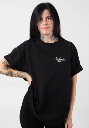 Daily Trend Look Travel Fashion Carhartt WIP - W' Signature Black/White - T-Shirt