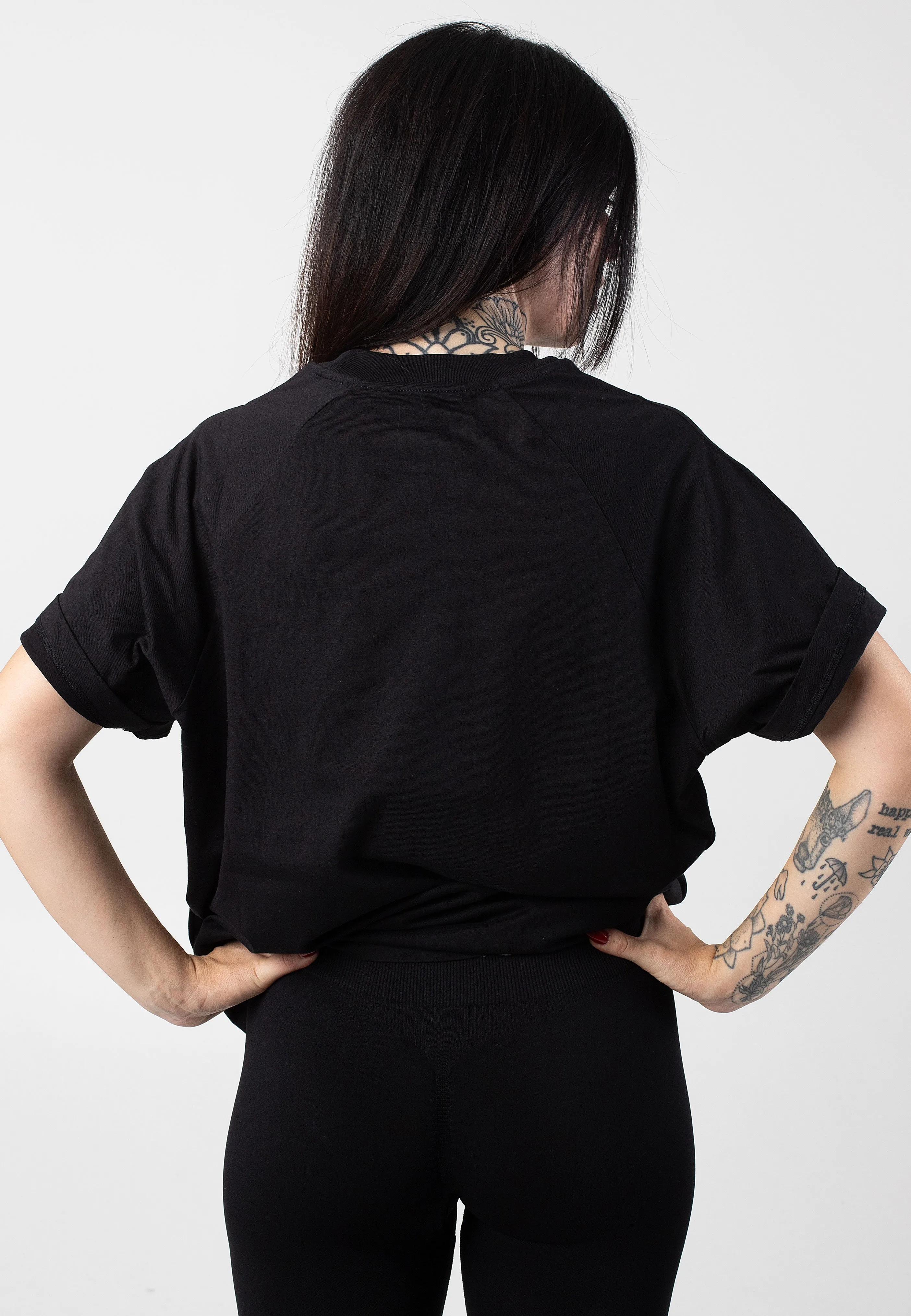 Carhartt WIP - W' Signature Black/White - T-Shirt Bell sleeves