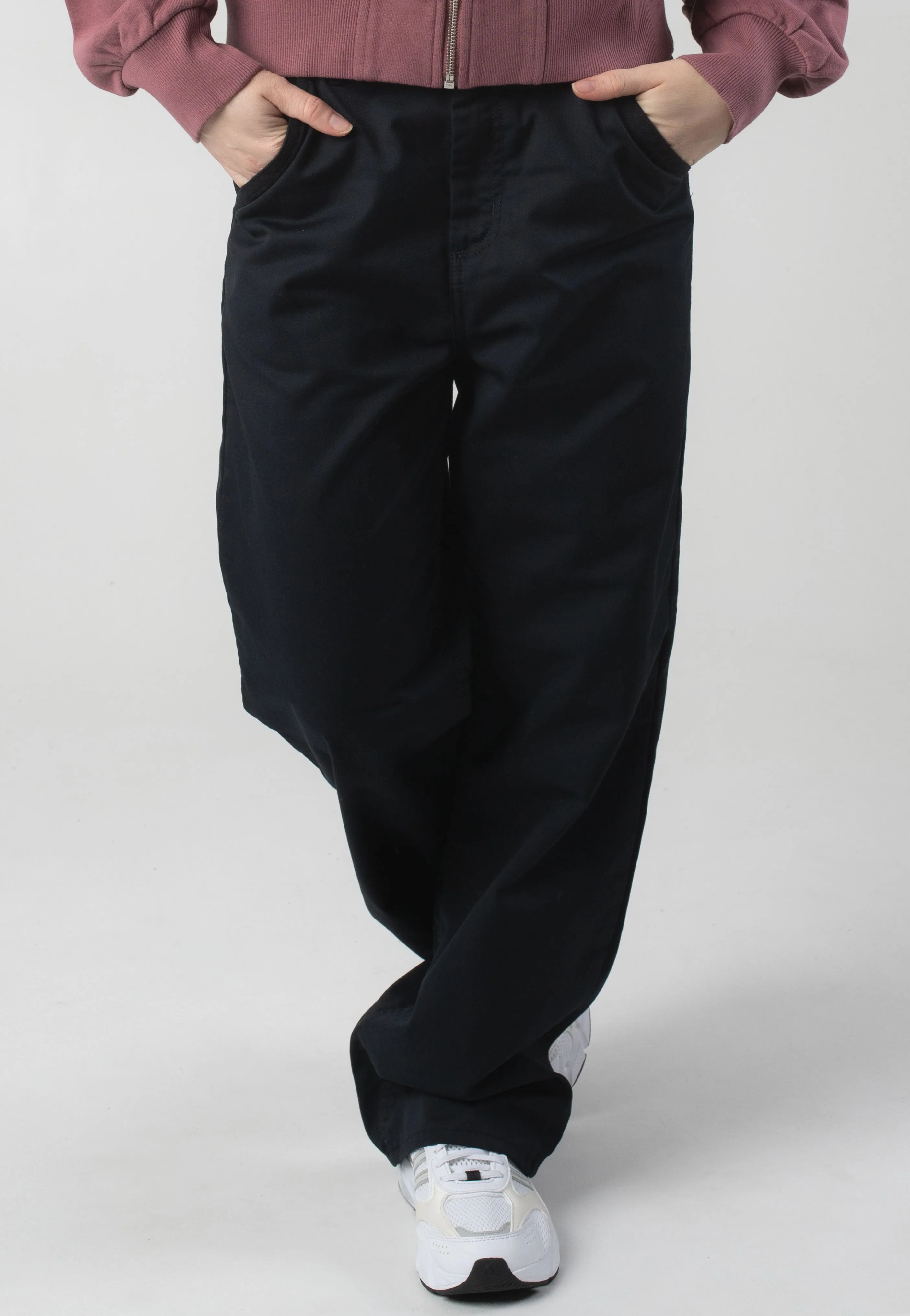 Carhartt WIP - W' Simple Rinsed Black - Pants All-day Comfort