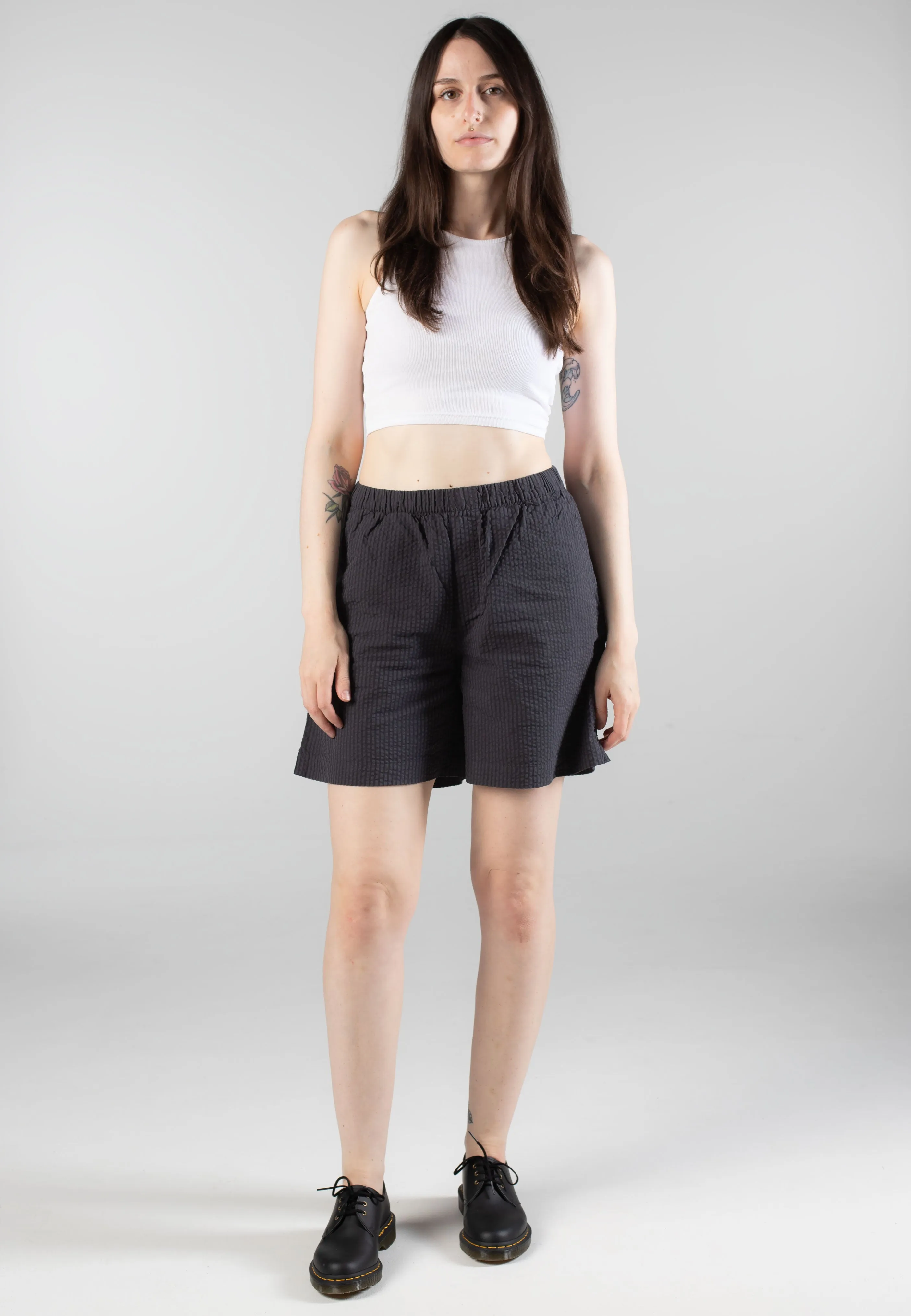 Carhartt WIP - W' Toland Stripe Black - Shorts Stretch Comfort