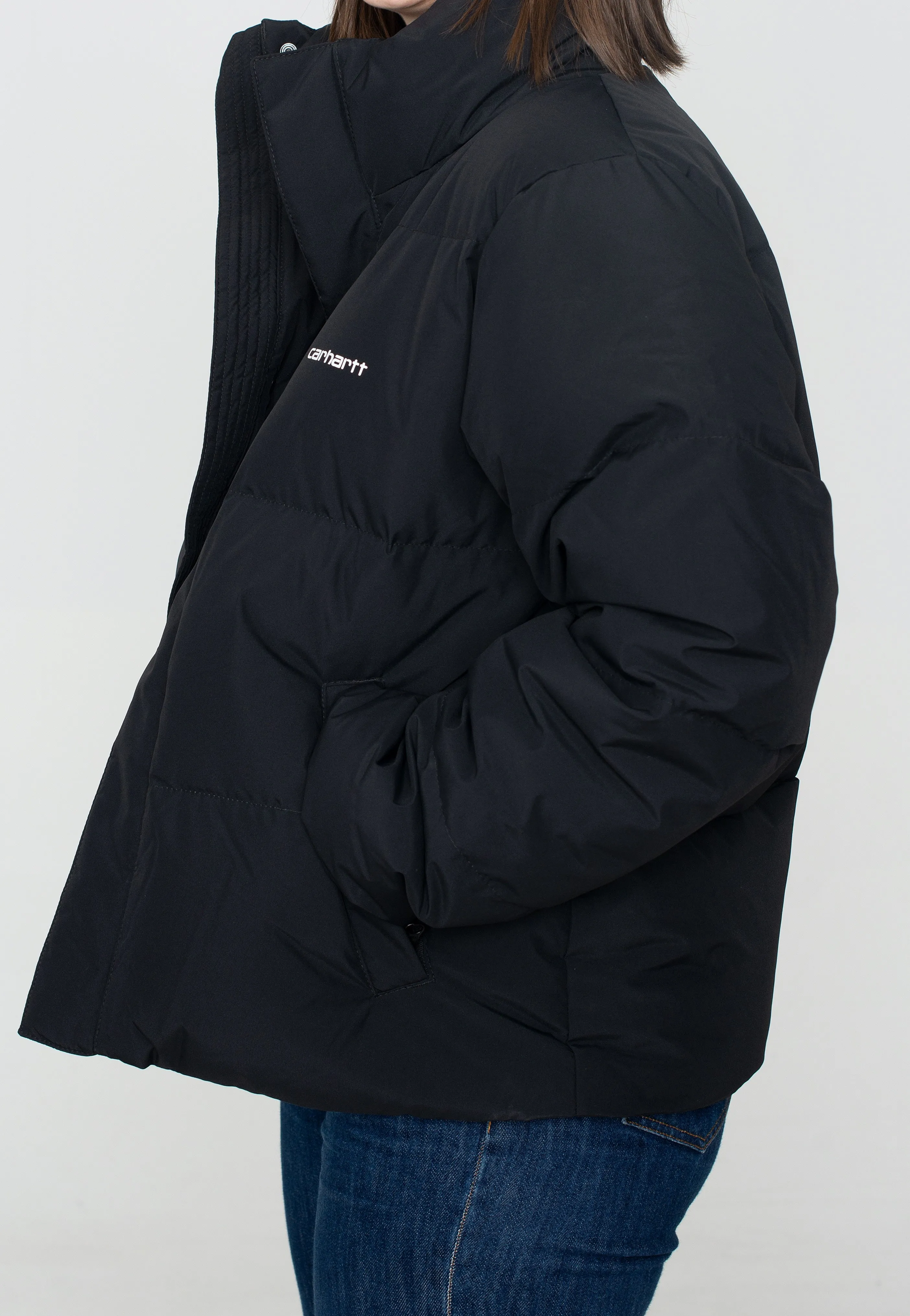 Carhartt WIP - W' Yanie Black/White - Jacket Quick dry fabrics