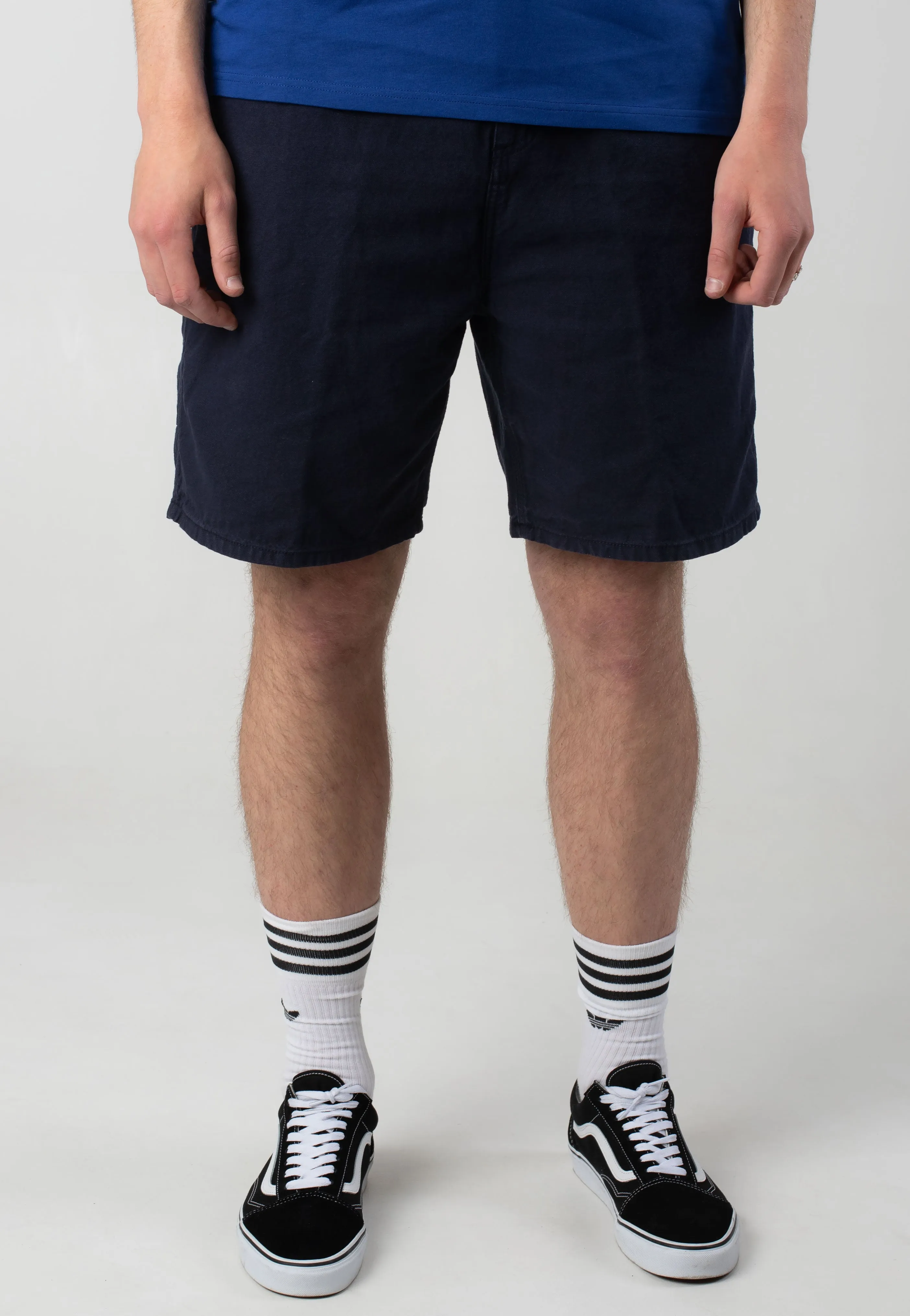Carhartt WIP - Walter Single Knee Dark Navy - Shorts Bold Patterns Cotton shorts