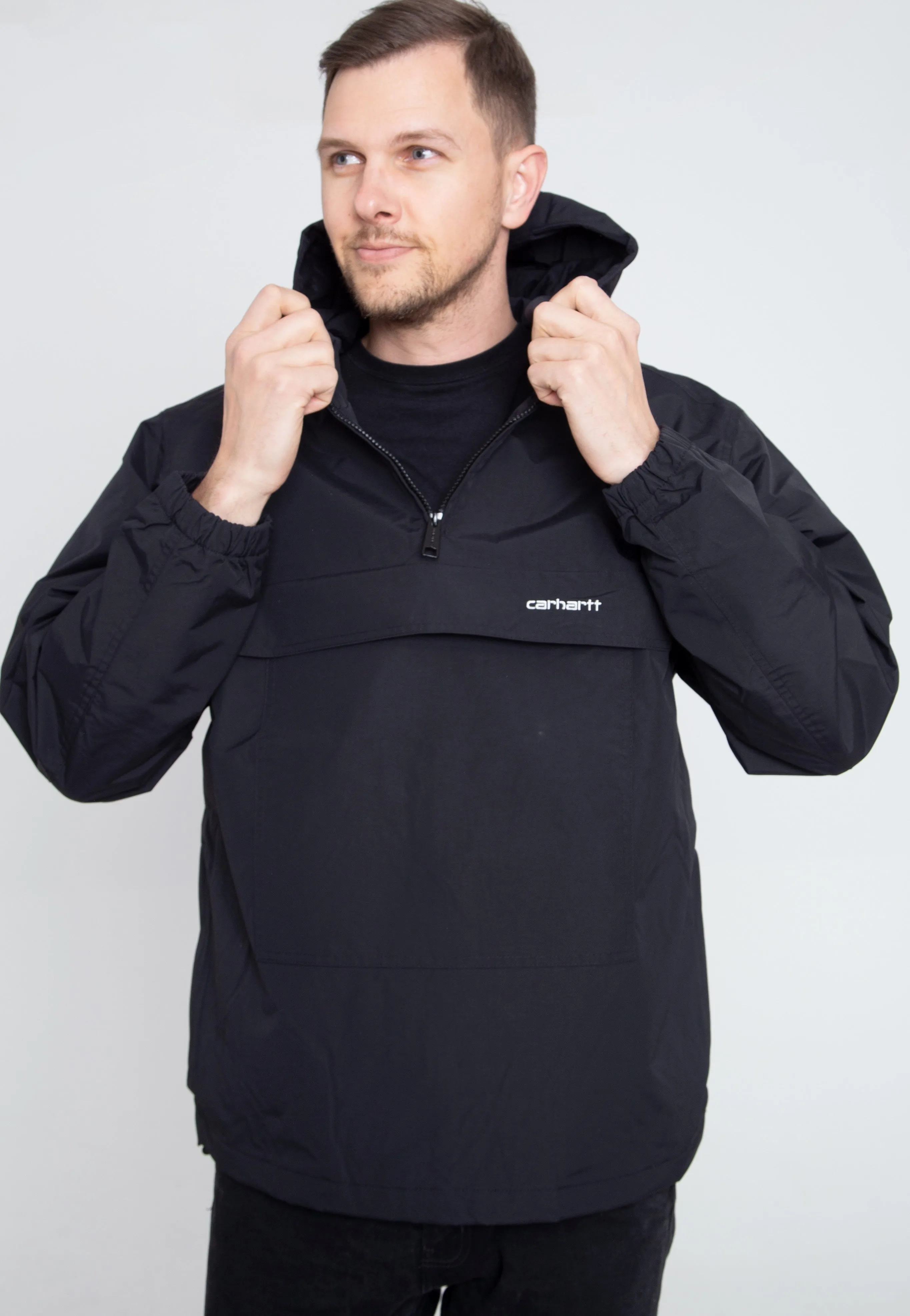 Carhartt WIP - Windbreaker Black/White - Jacket Vision