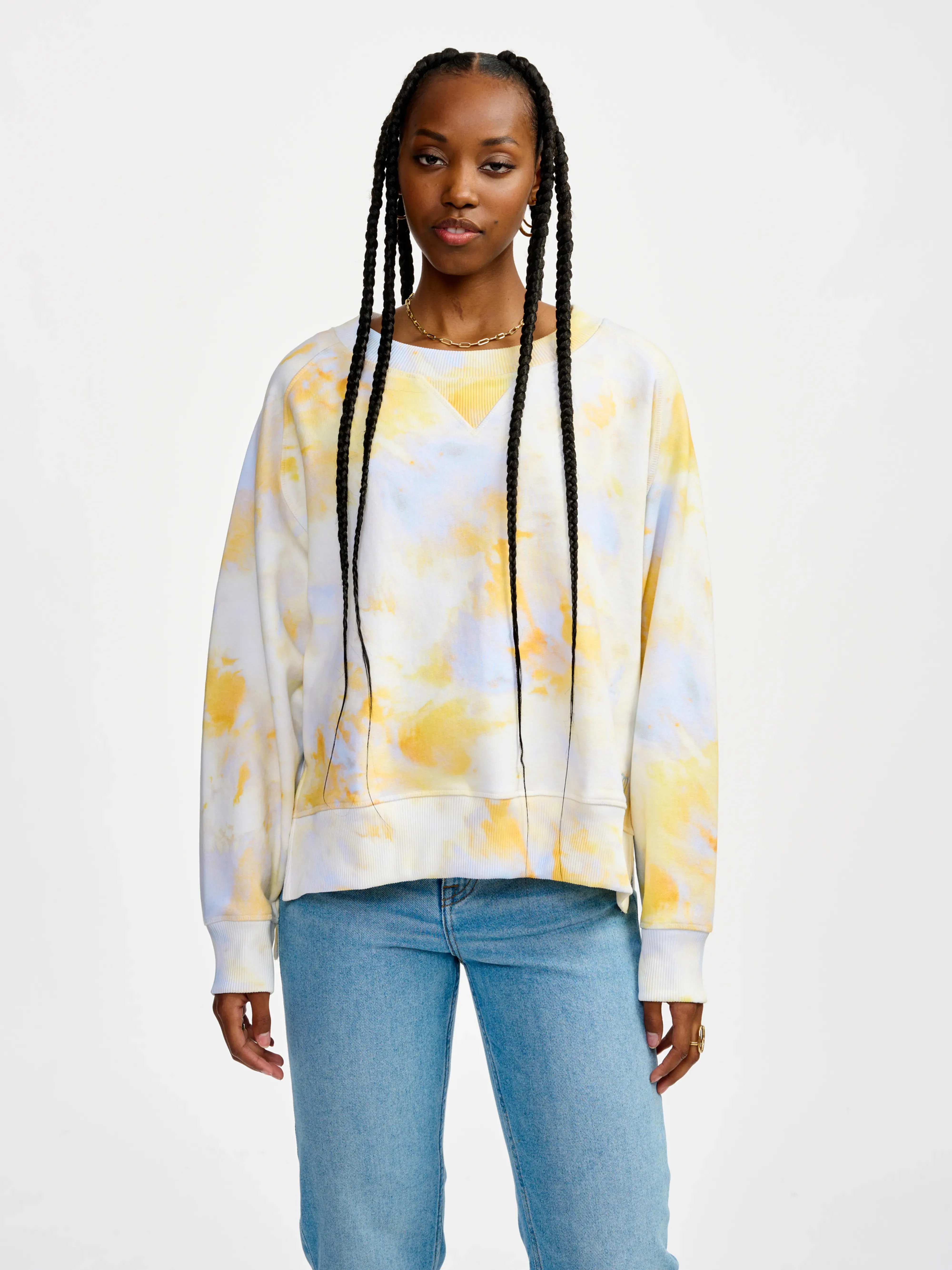 caro sweatshirt (241 / W / COMBO A) Linen blend