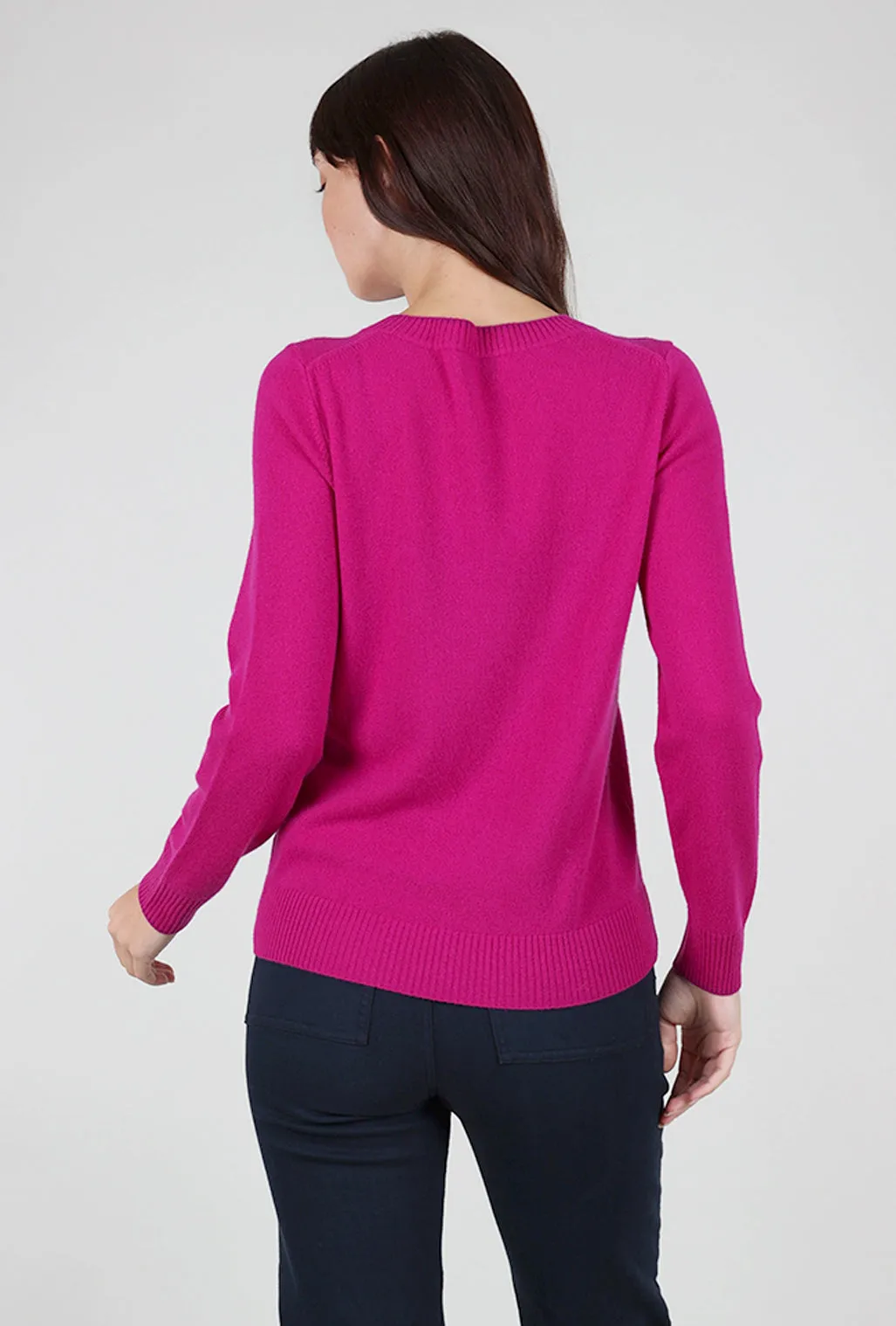 Cashmere Leilani Star Sweater, Grape Fall Favorite