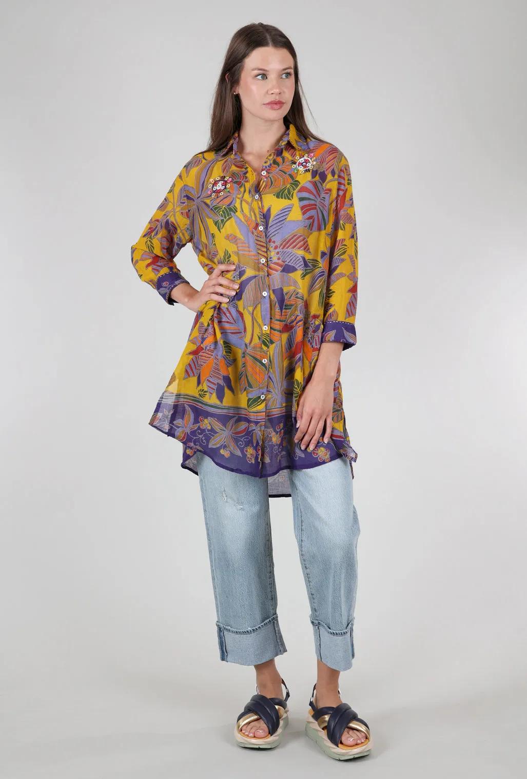 Cassie Cuffed Crop, Panorama Vintage Flexible Fit