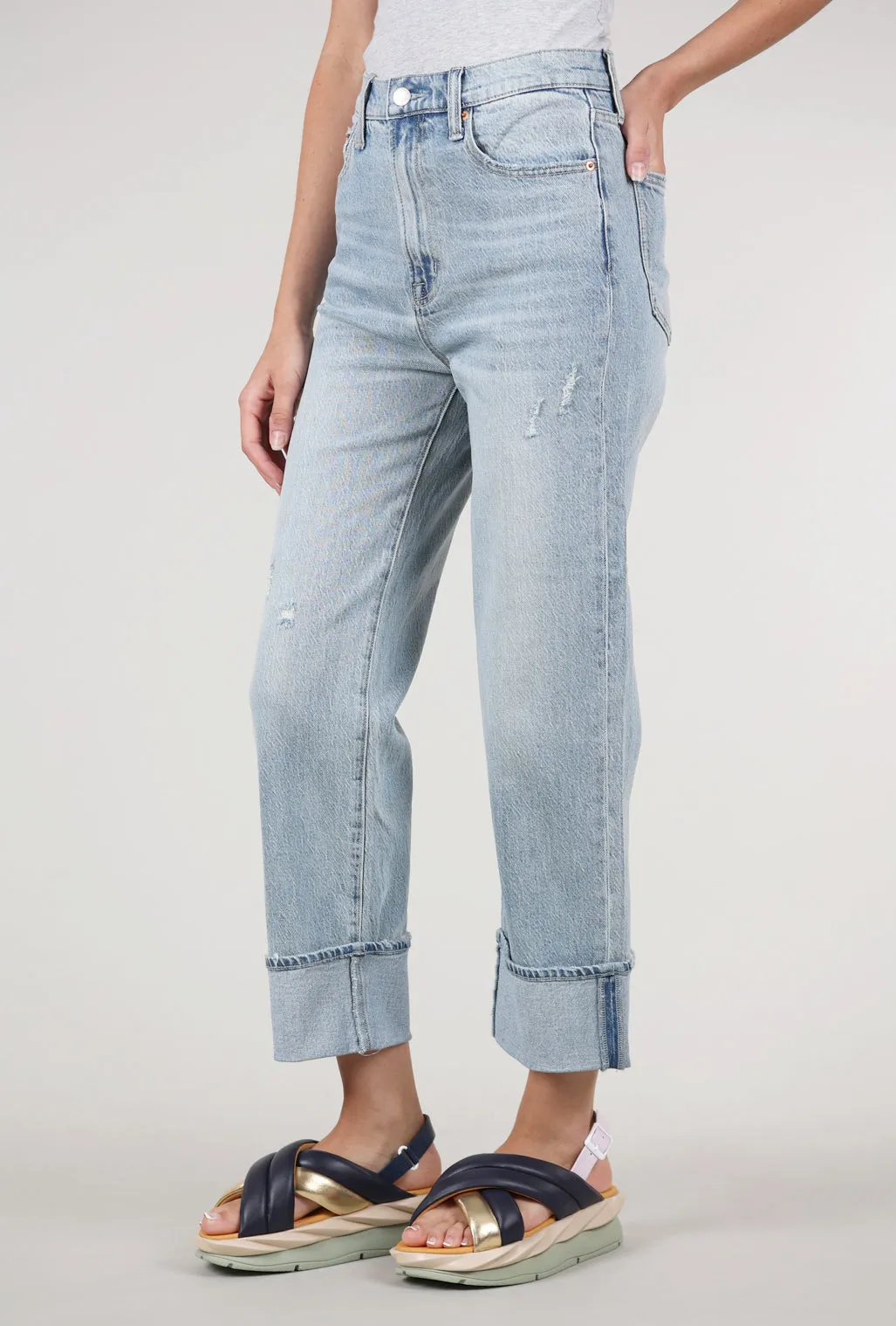 Cassie Cuffed Crop, Panorama Vintage Flexible Fit