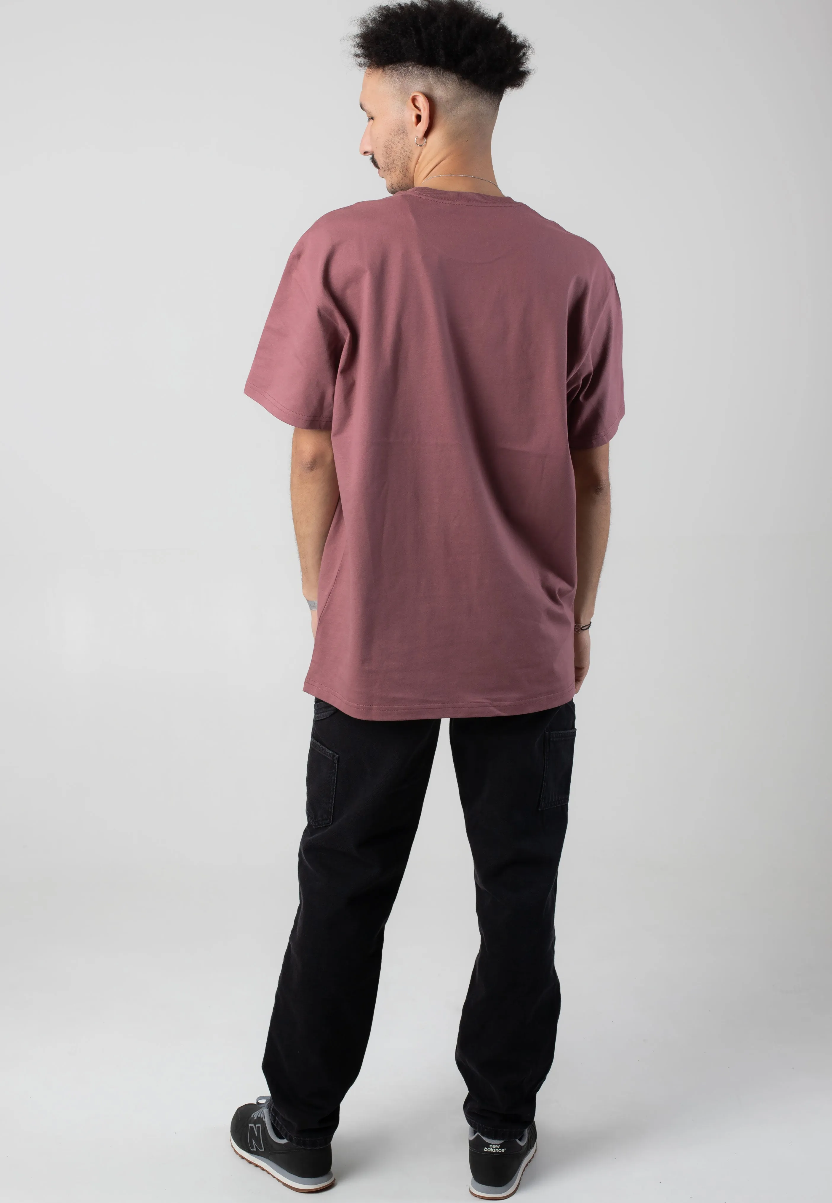 Casual Basic Wear Carhartt WIP - Chase Dusky Pink/Gold - T-Shirt