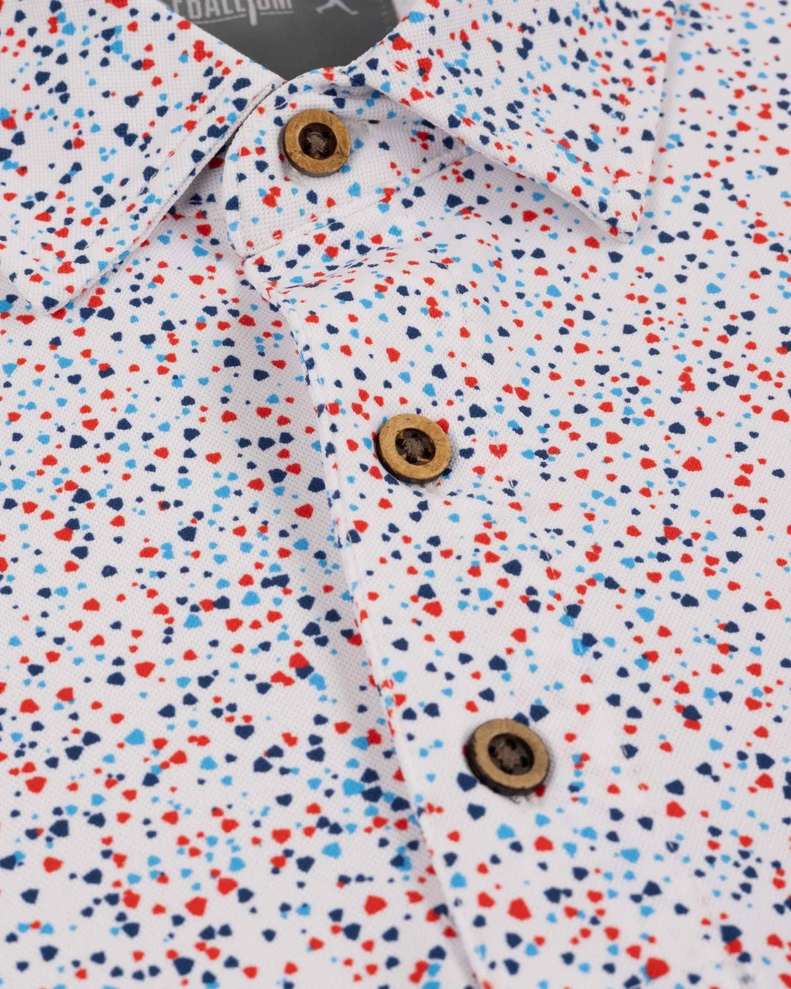 Casual-Chic Home Plate Splatter - Four Hitter Polo