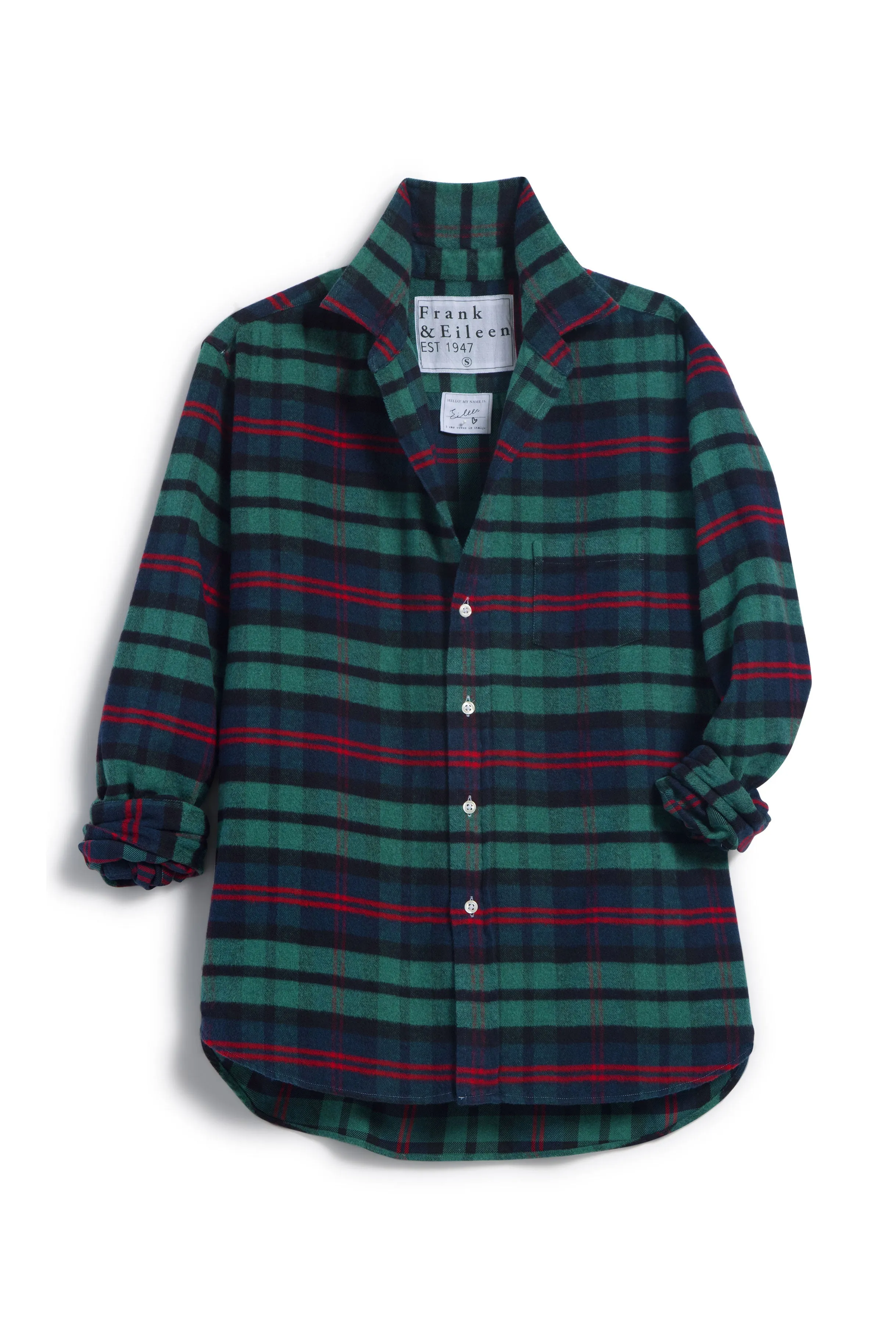 Casual Elegance Eileen Plaid Button Up