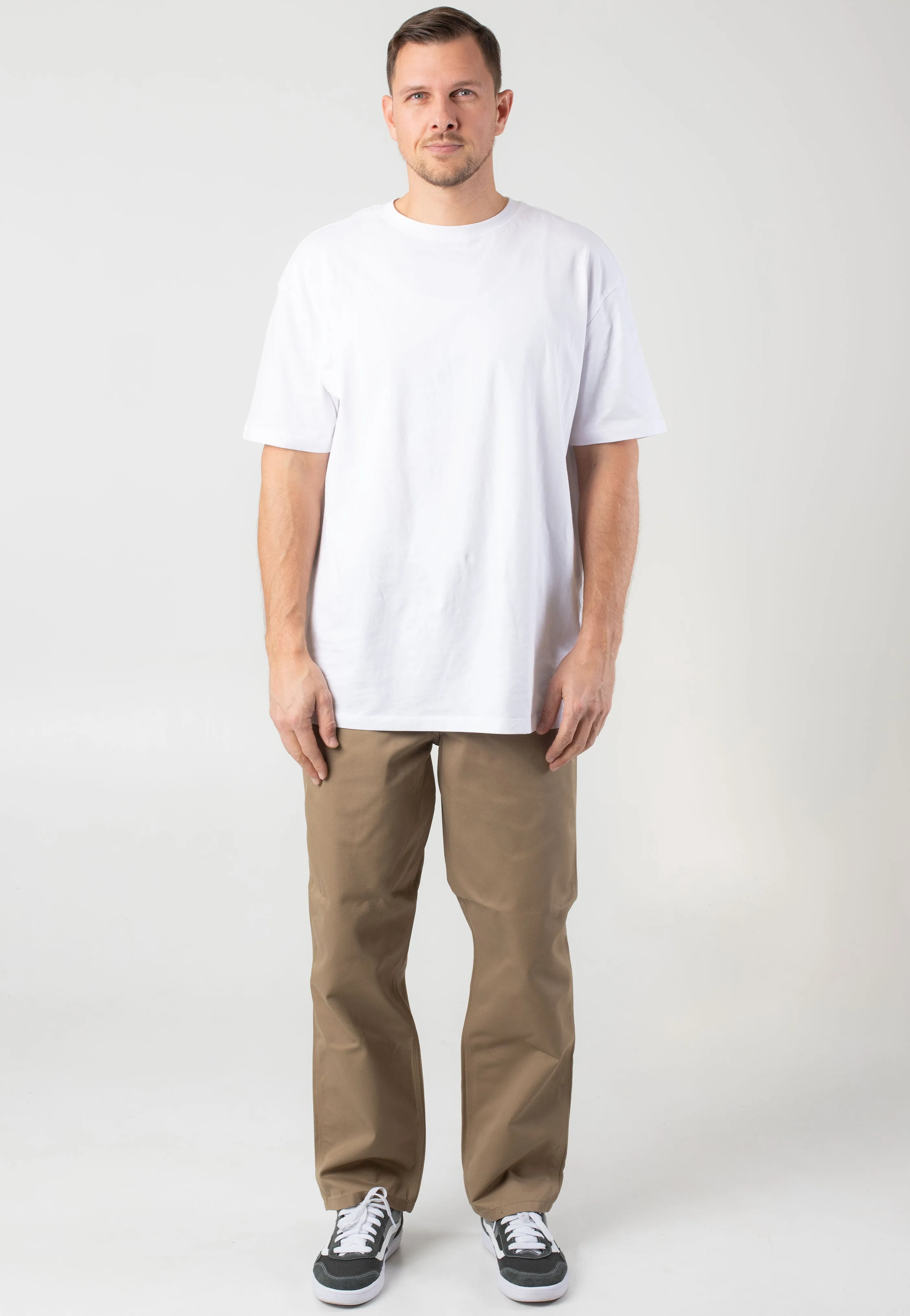Casual Fit Carhartt WIP - Simple Rinsed Leather - Pants